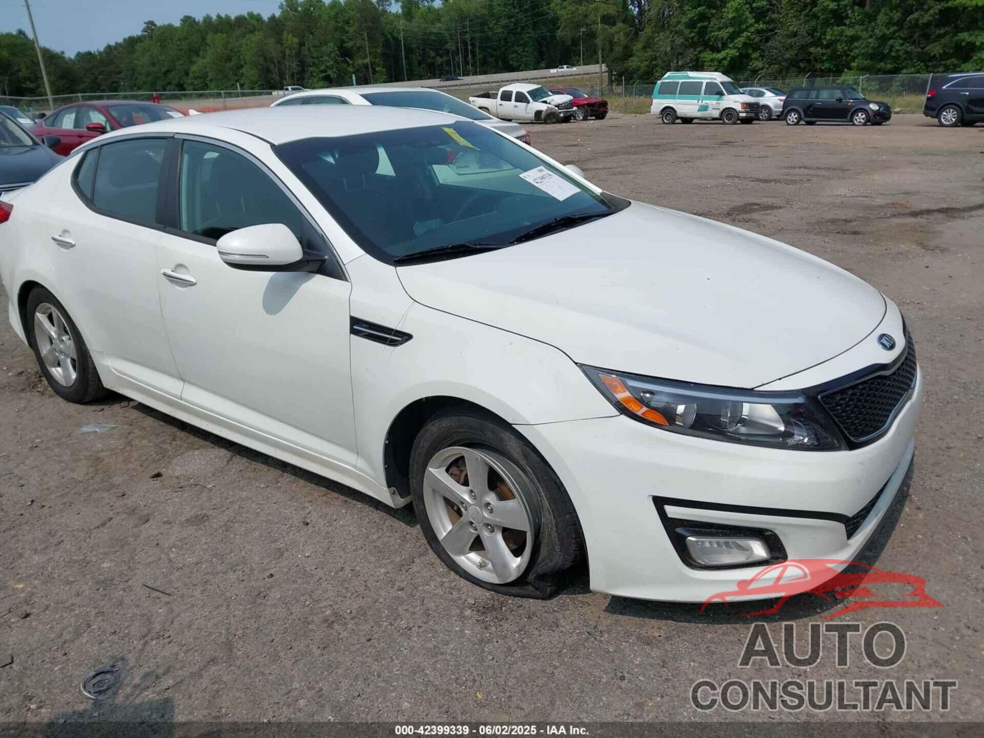 KIA OPTIMA 2015 - KNAGM4A72F5627037