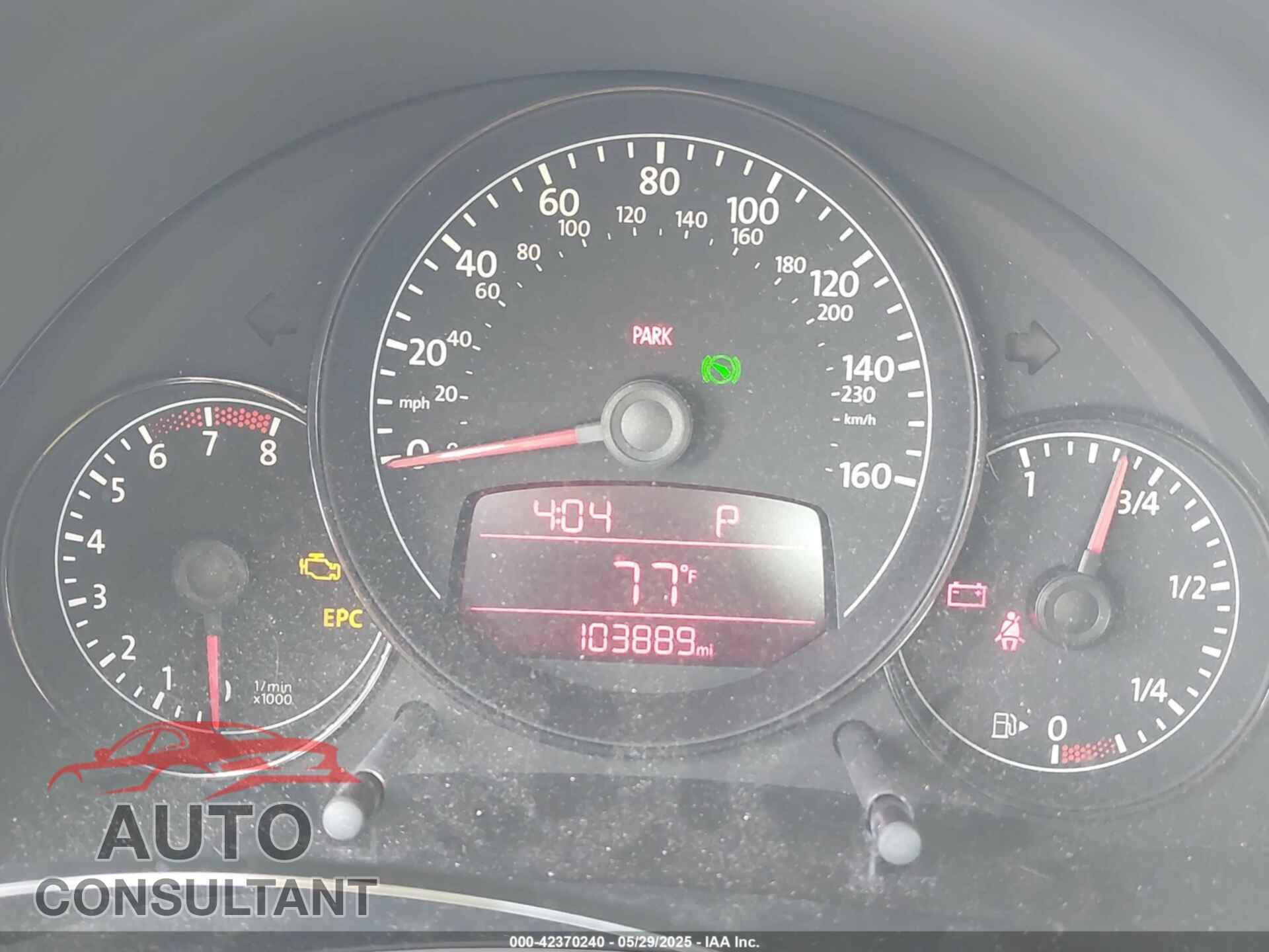 VOLKSWAGEN BEETLE 2012 - 3VWJP7AT8CM644345