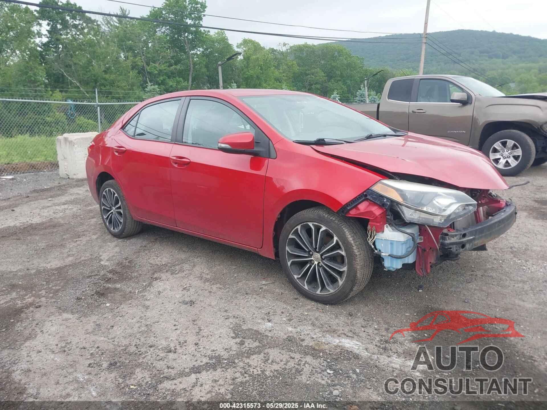TOYOTA COROLLA 2015 - 2T1BURHE7FC275624