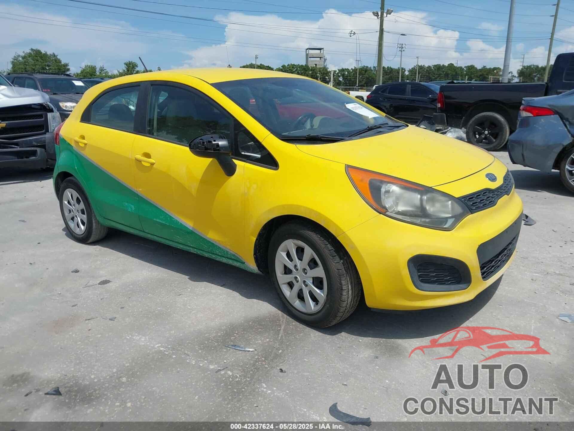 KIA RIO 2013 - KNADM5A34D6108634
