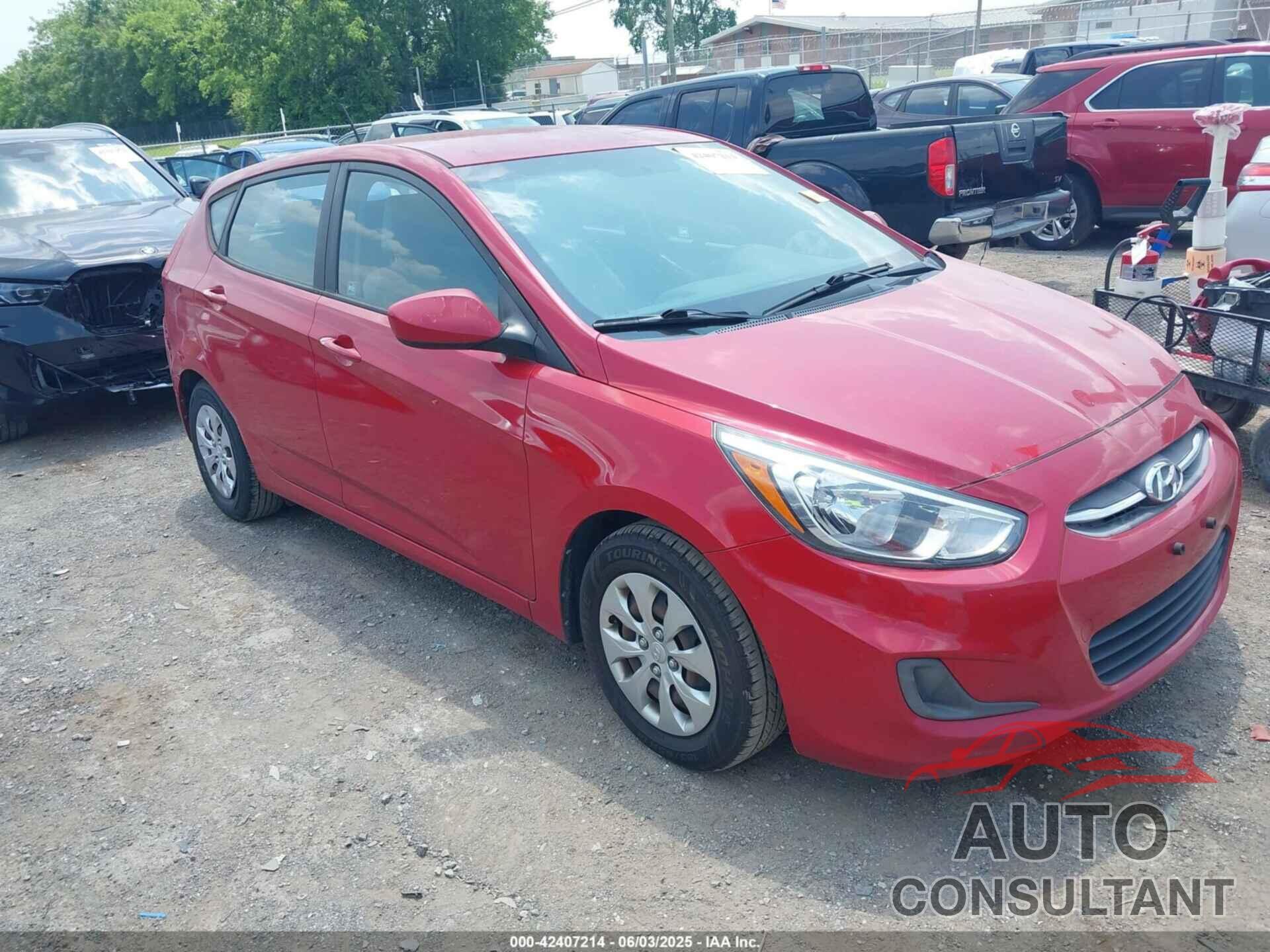 HYUNDAI ACCENT 2017 - KMHCT5AE0HU319975