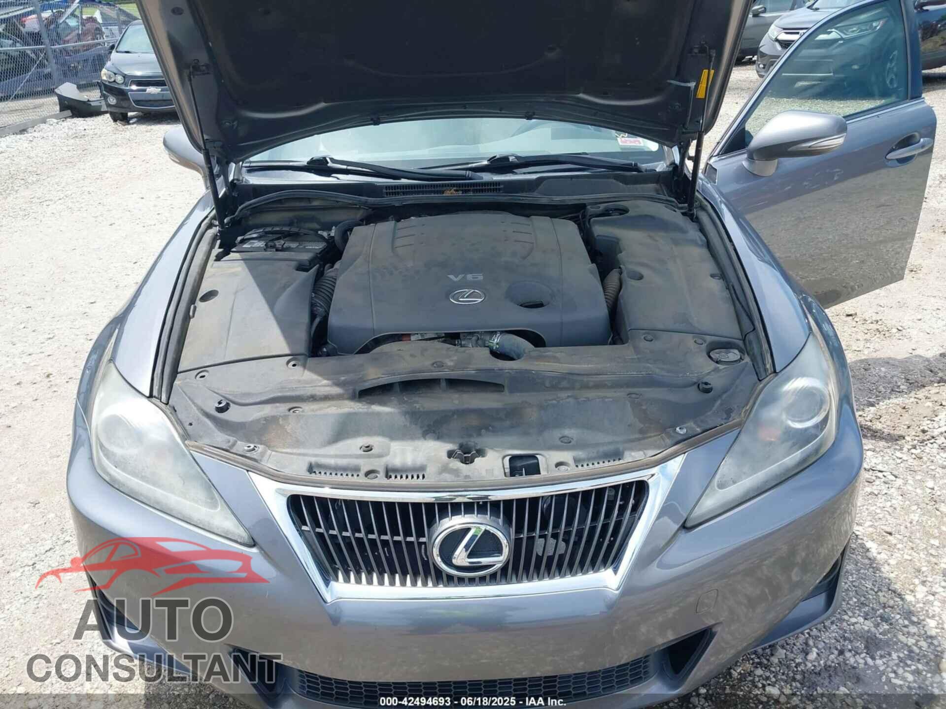 LEXUS IS 250 2012 - JTHBF5C29C5169344