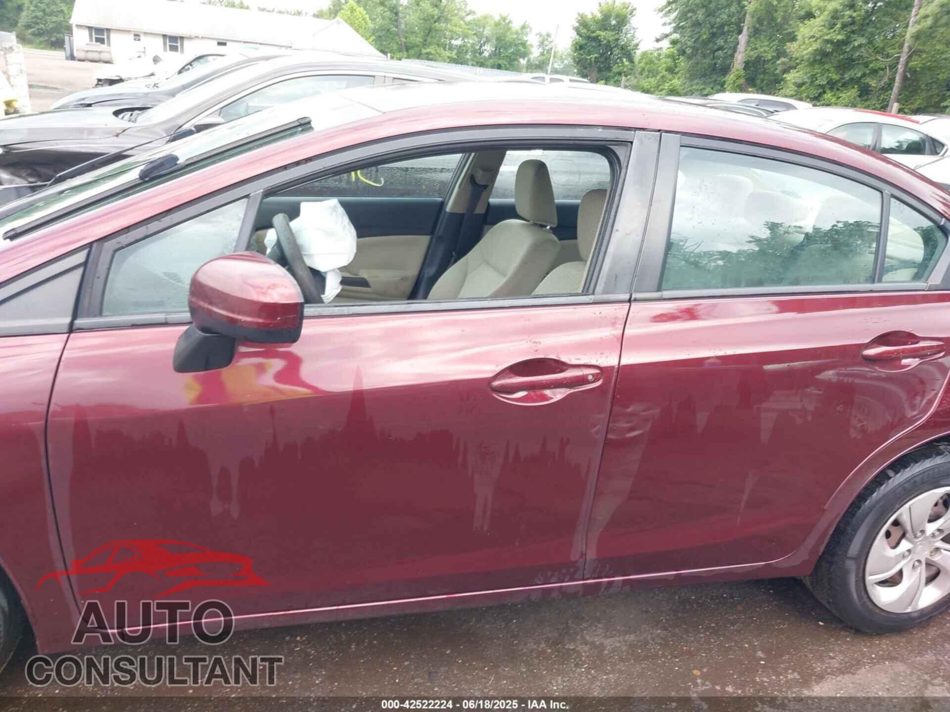 HONDA CIVIC 2014 - 19XFB2F59EE255277