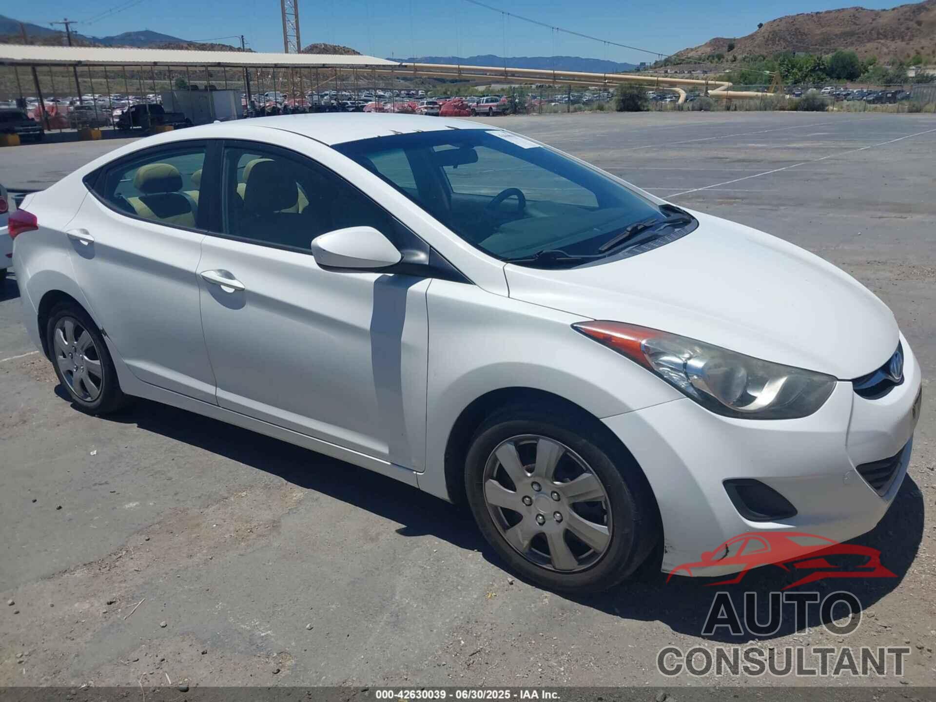 HYUNDAI ELANTRA 2012 - 5NPDH4AE1CH131876