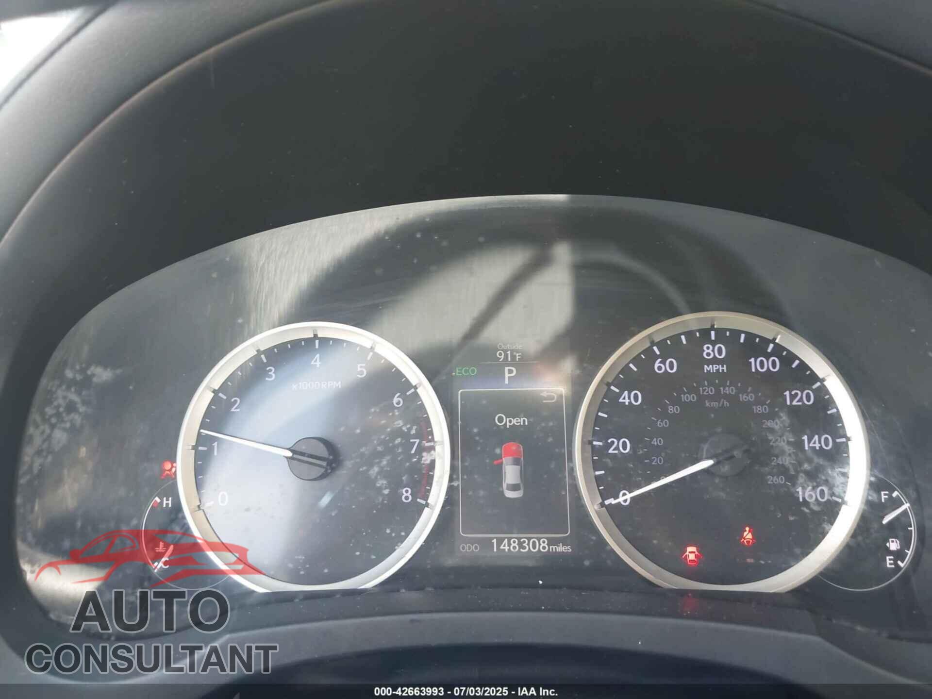 LEXUS IS 250 2014 - JTHBF1D27E5035247