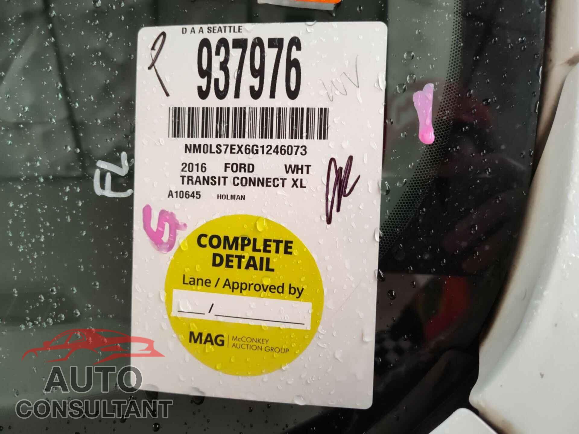 FORD TRANSIT CONNECT 2016 - NM0LS7EX6G1246073