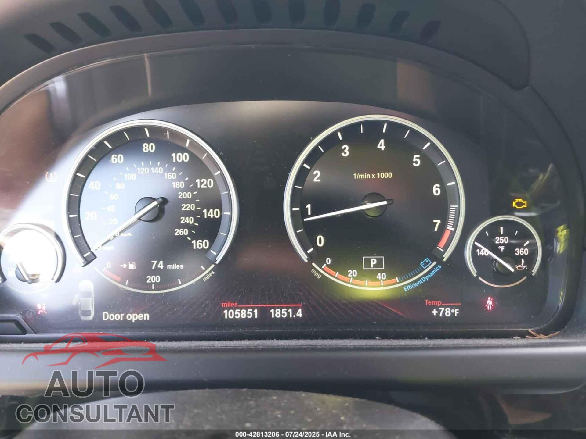 BMW 650I 2012 - WBALX3C52CC528608