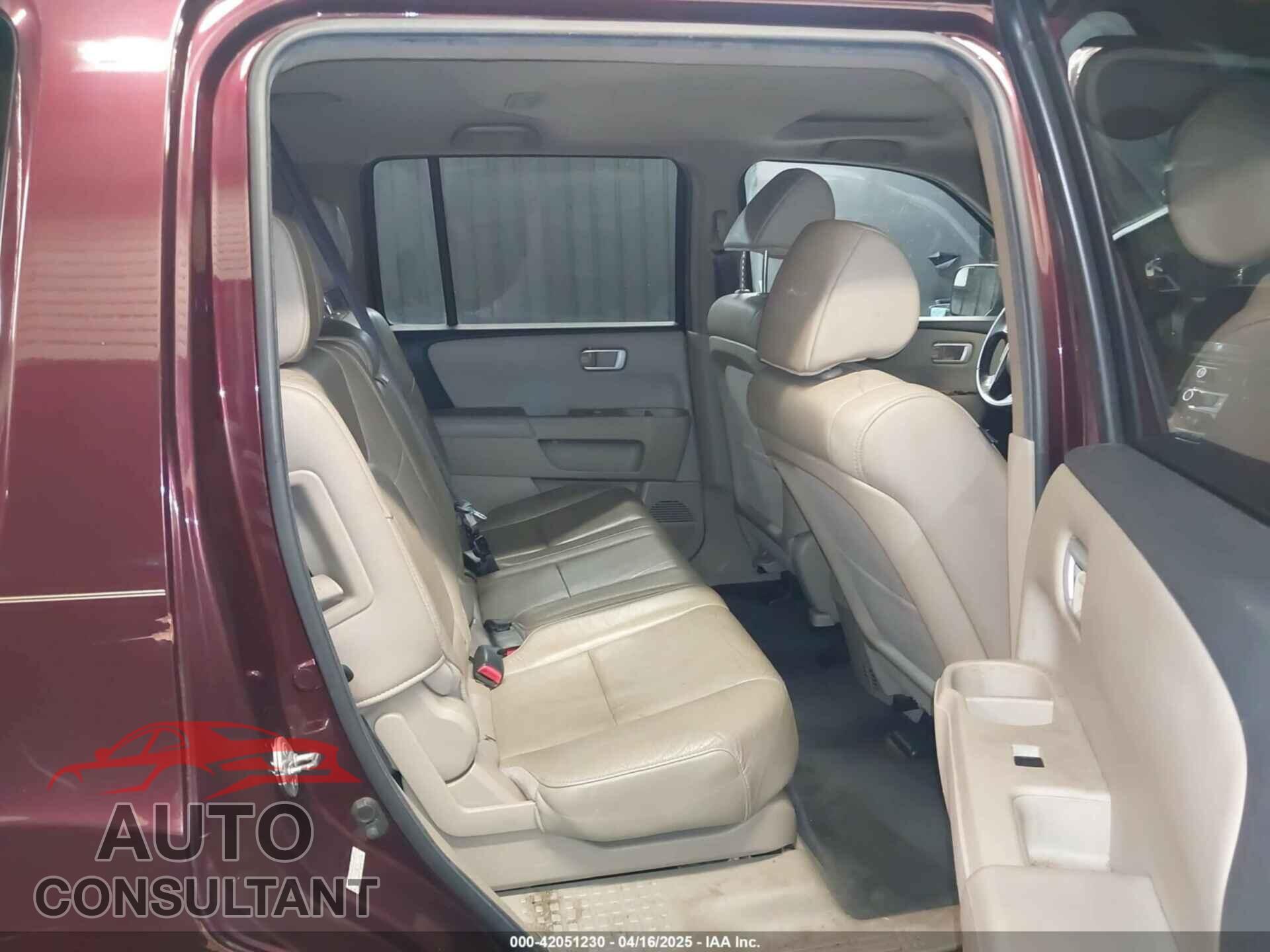 HONDA PILOT 2012 - 5FNYF4H55CB018315