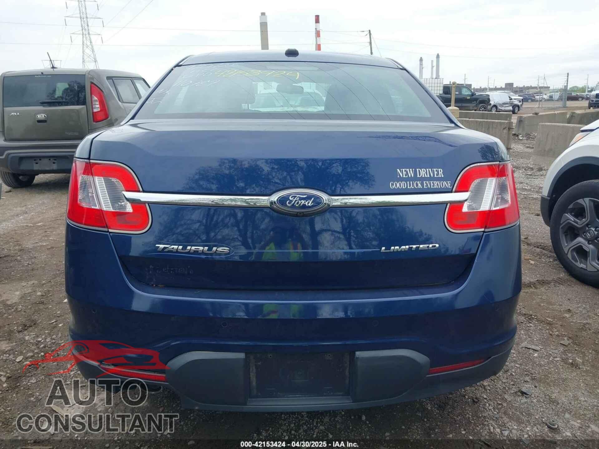 FORD TAURUS 2012 - 1FAHP2FW5CG110789
