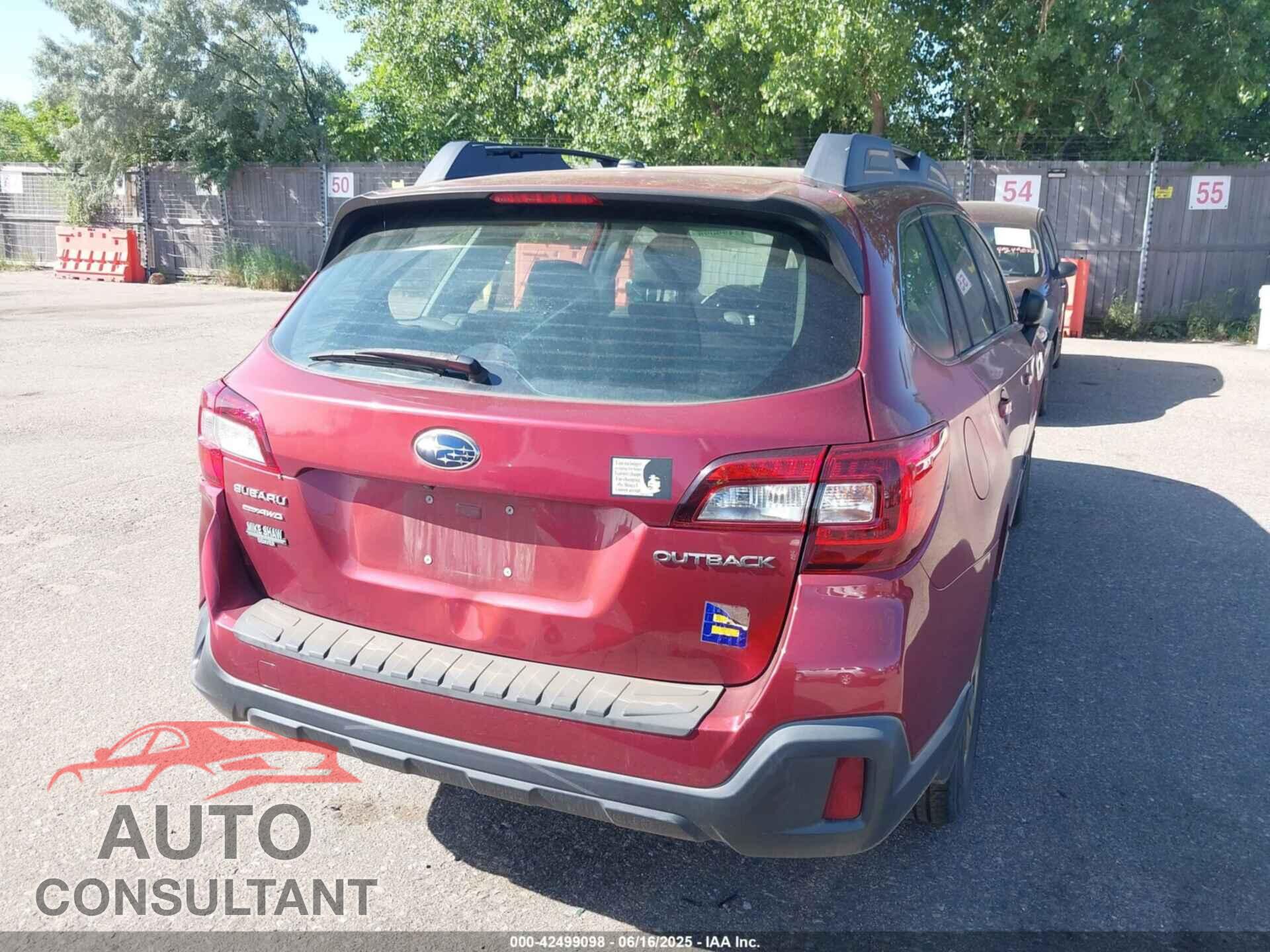 SUBARU OUTBACK 2019 - 4S4BSABC8K3257968