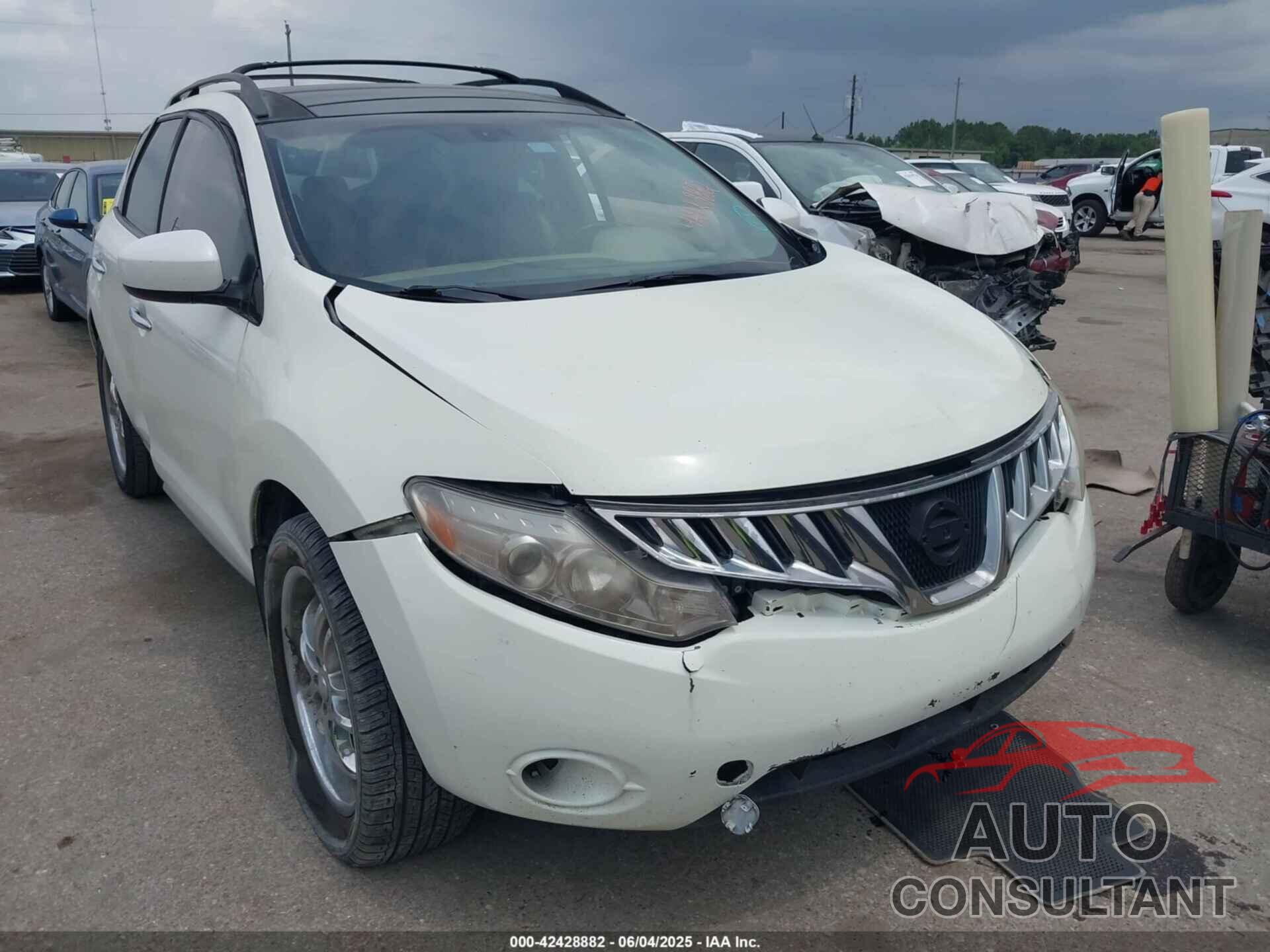 NISSAN MURANO 2009 - JN8AZ18U39W106187
