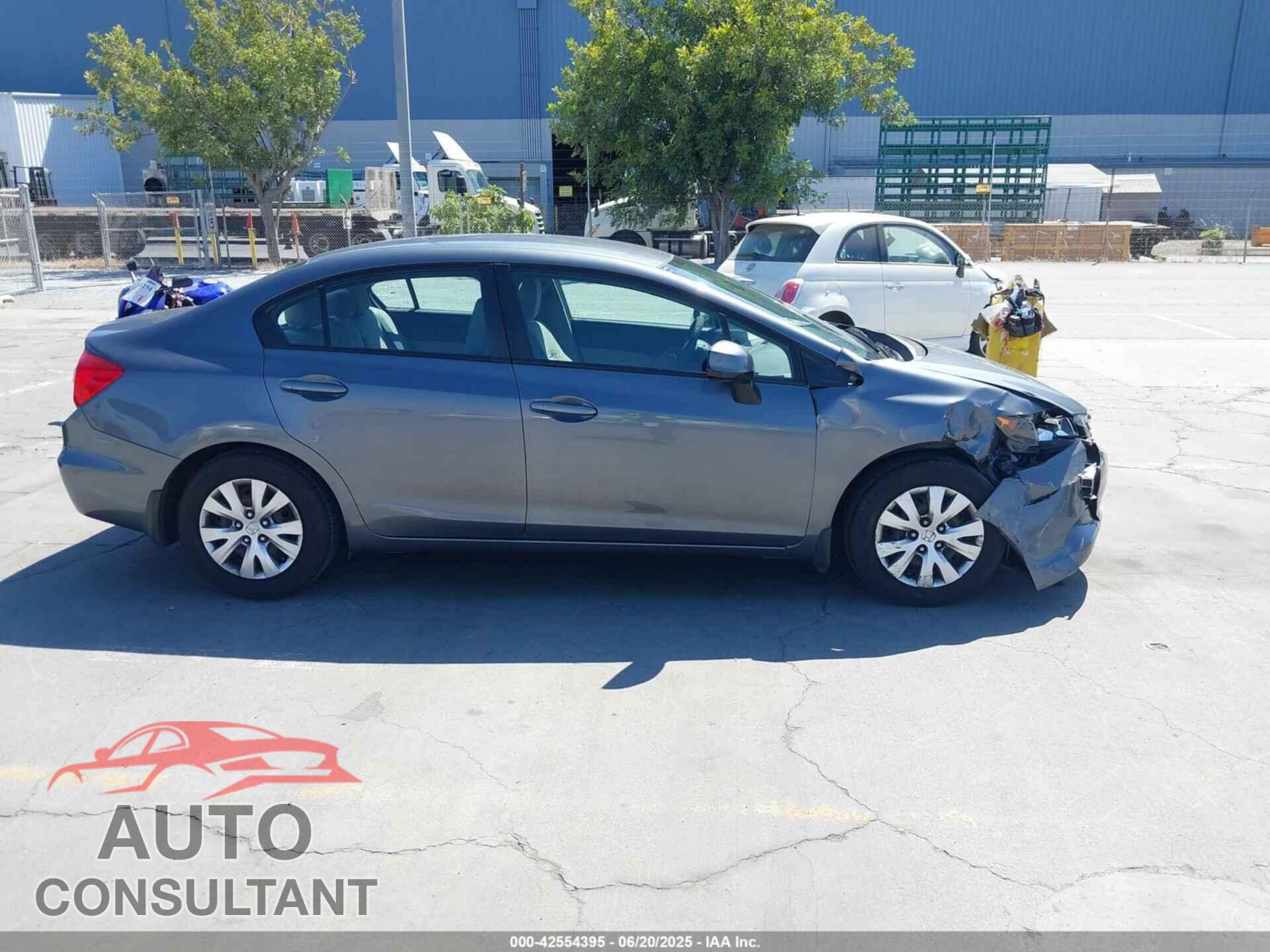 HONDA CIVIC 2012 - 19XFB2F5XCE389812