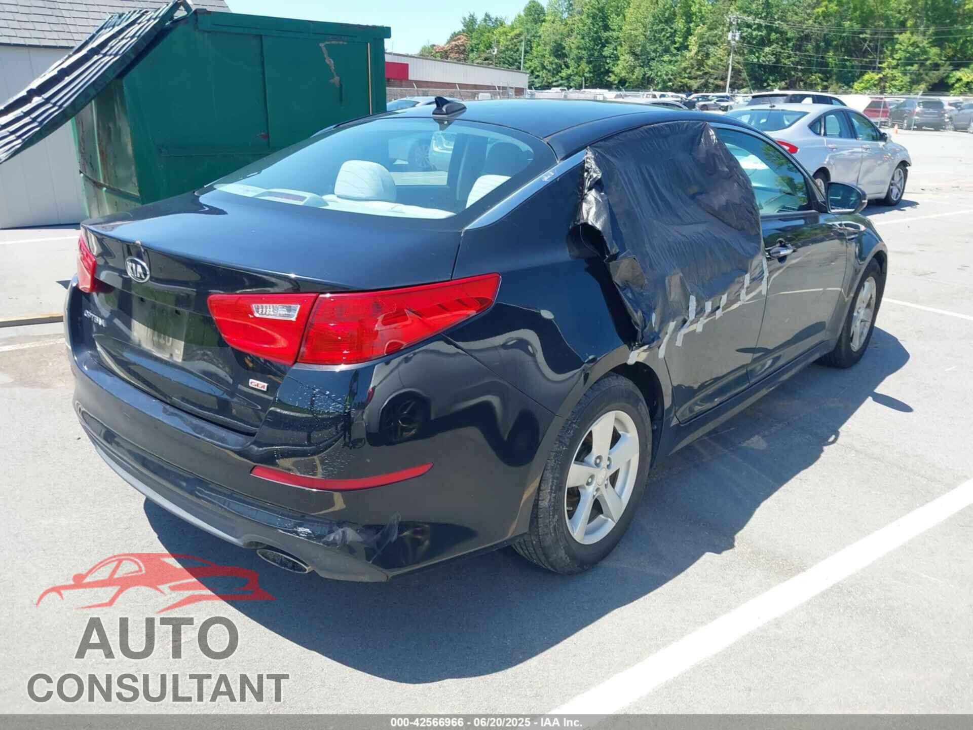 KIA OPTIMA 2015 - KNAGM4A70F5653393