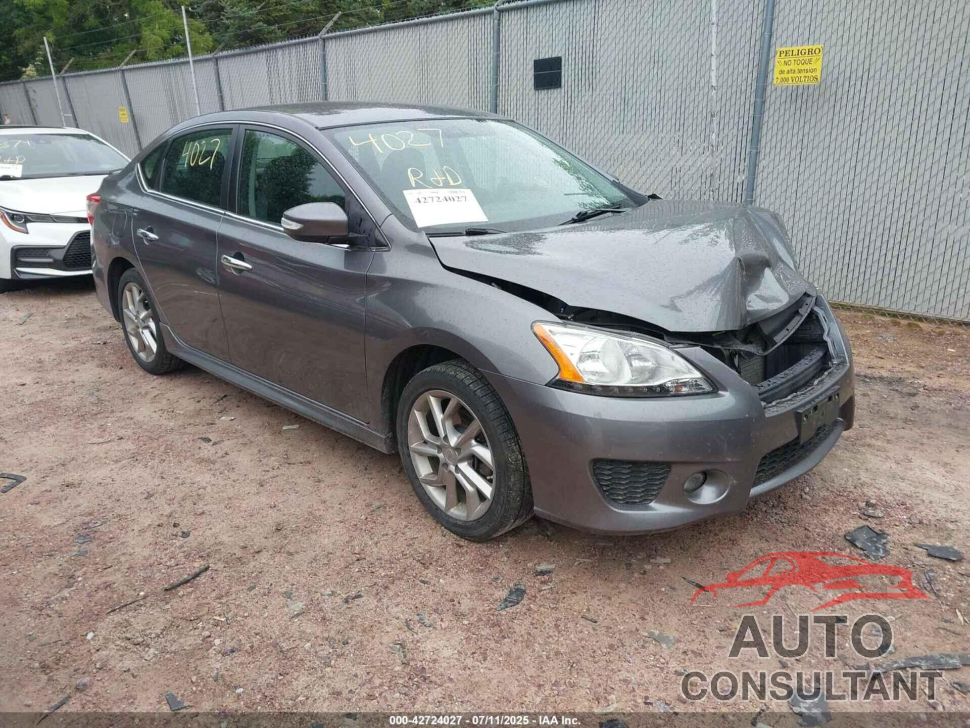 NISSAN SENTRA 2015 - 3N1AB7AP8FY345863