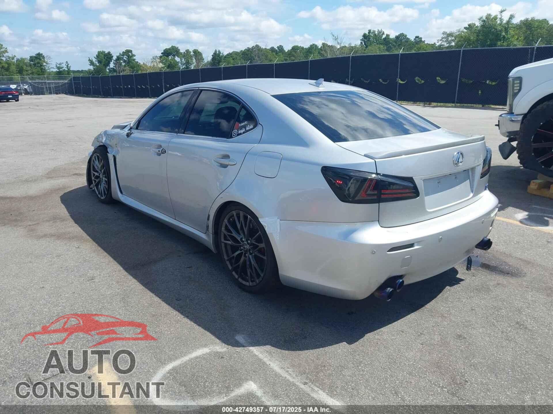 LEXUS IS F 2010 - JTHBP5C22A5006853