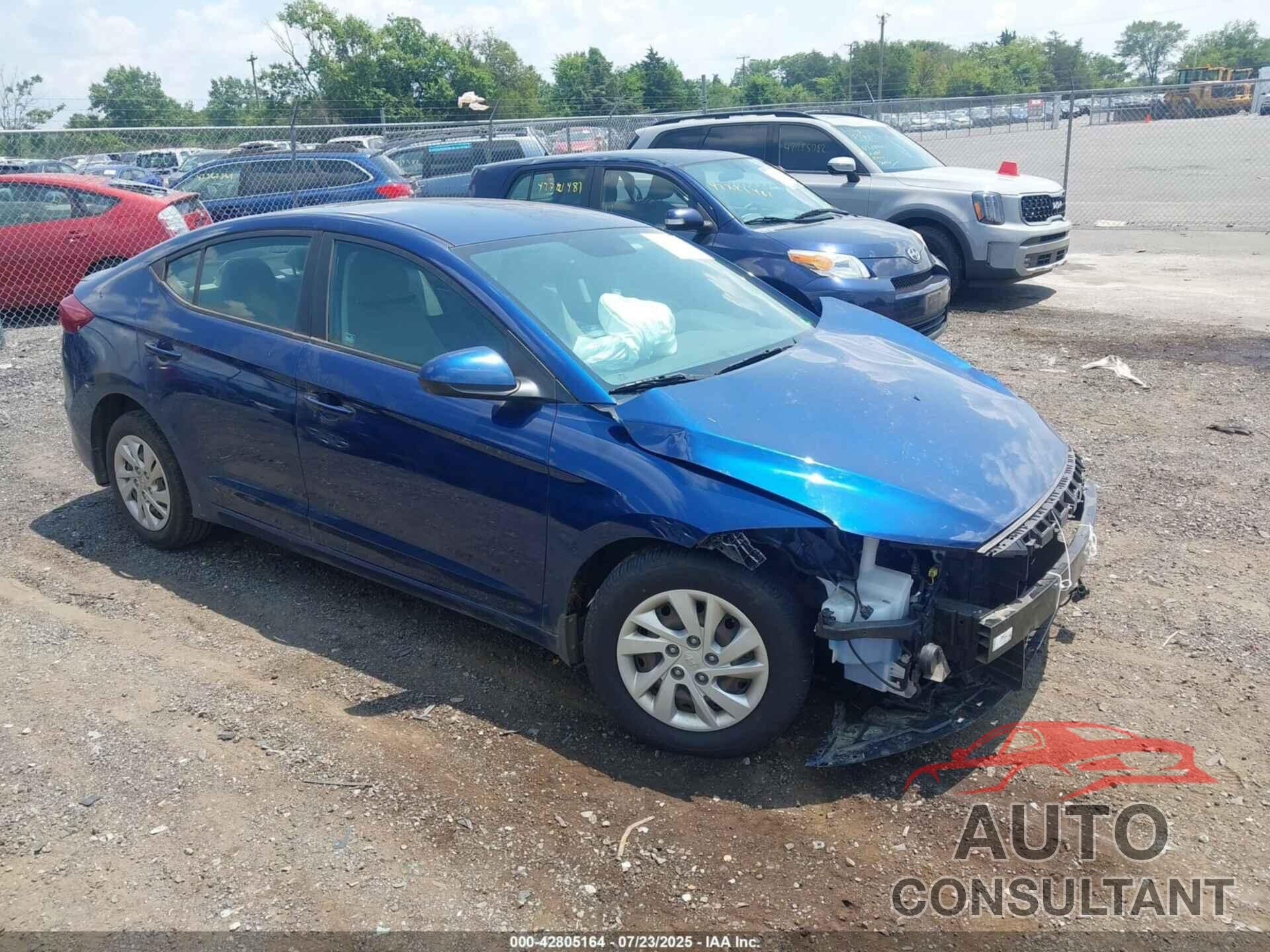 HYUNDAI ELANTRA 2018 - 5NPD74LF3JH341028