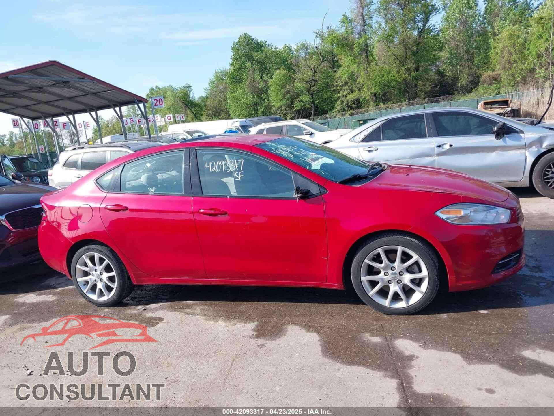 DODGE DART 2013 - 1C3CDFBA0DD141969