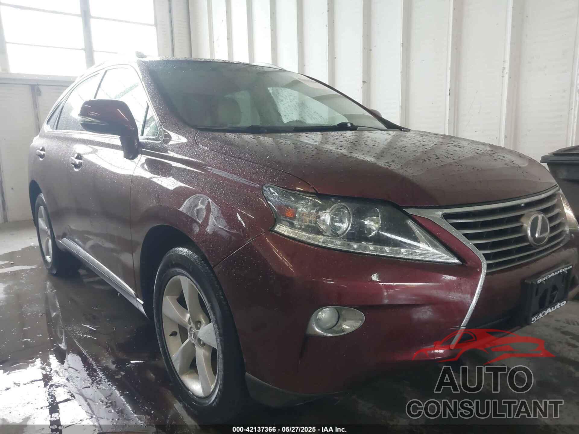 LEXUS RX 350 2013 - JTJBK1BA9D2032998