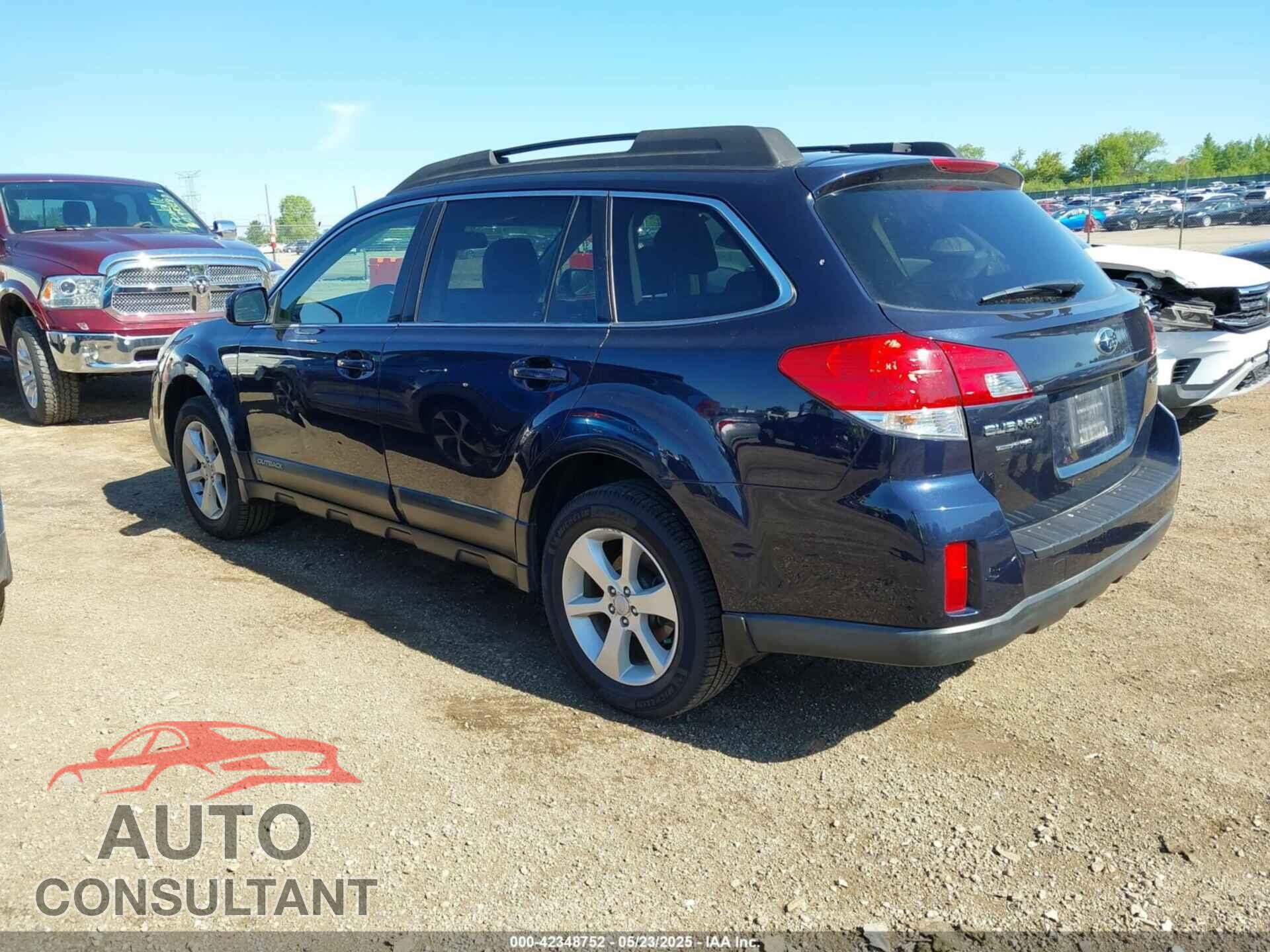 SUBARU OUTBACK 2013 - 4S4BRCCC4D3260634