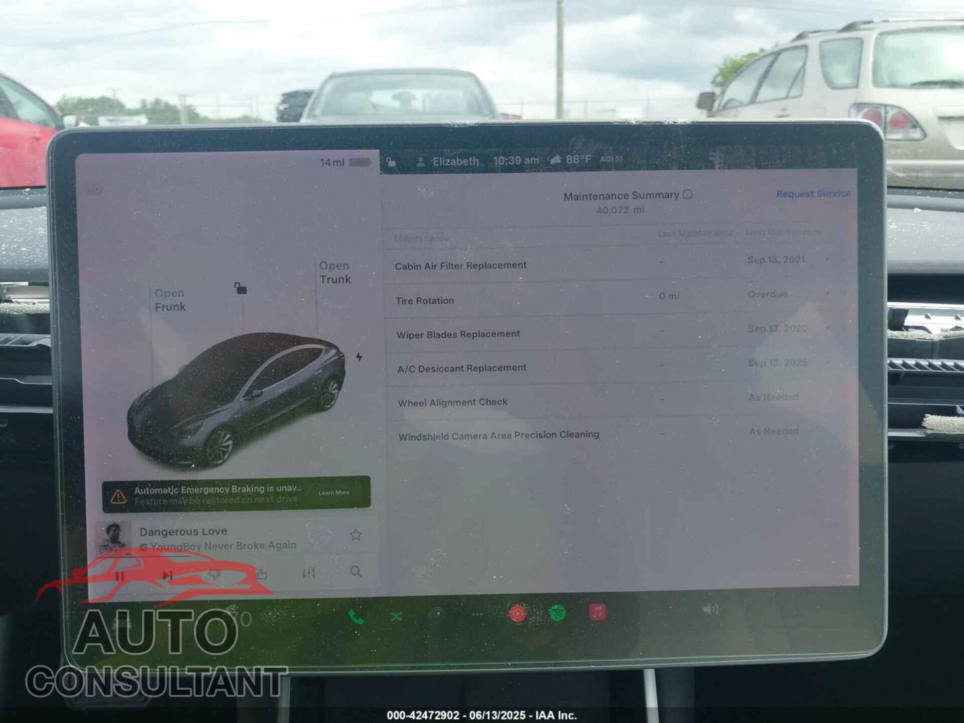 TESLA MODEL 3 2019 - 5YJ3E1EA7KF529830