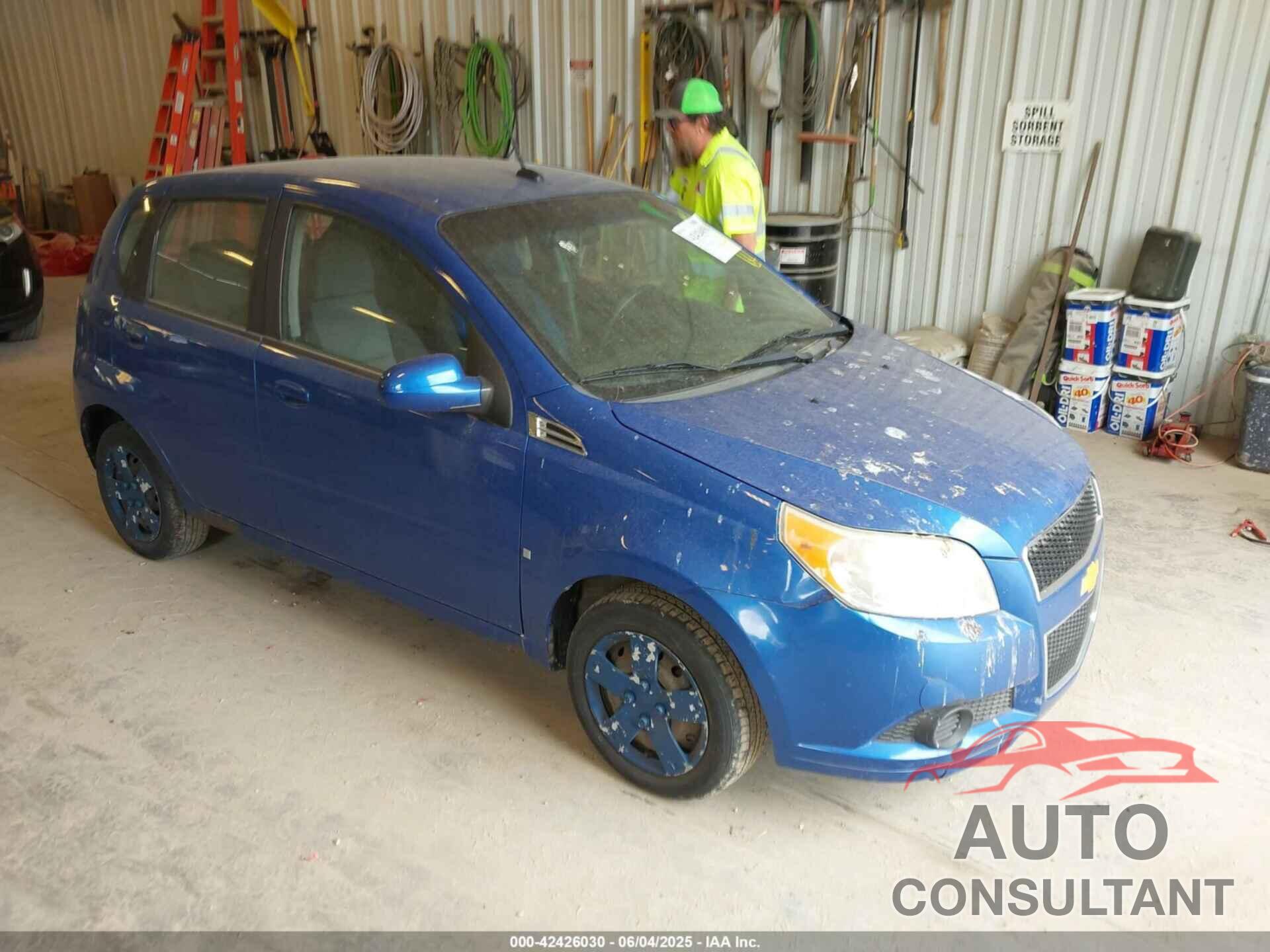 CHEVROLET AVEO 2009 - KL1TD66E19B641299