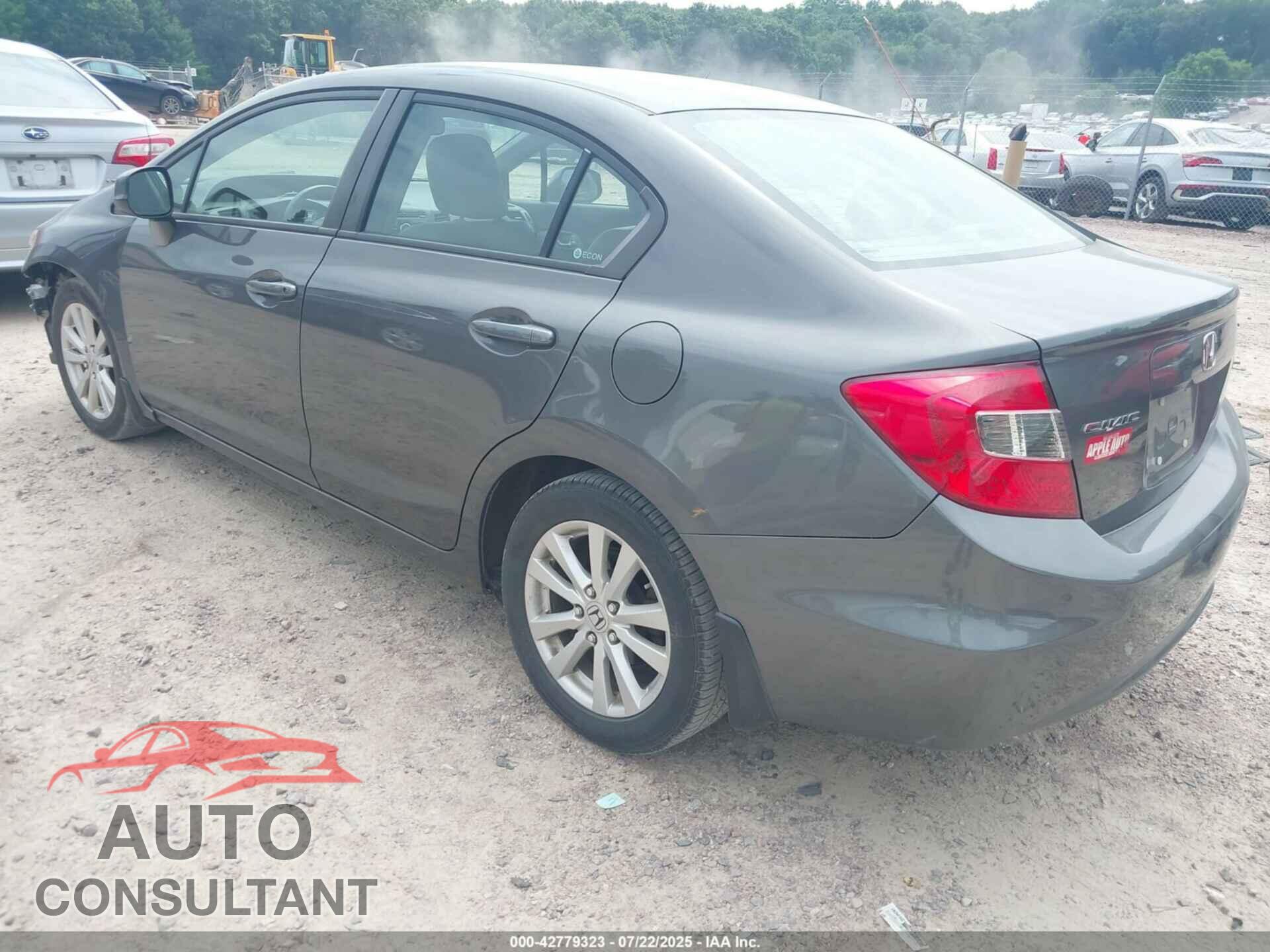 HONDA CIVIC 2012 - 2HGFB2F9XCH592059