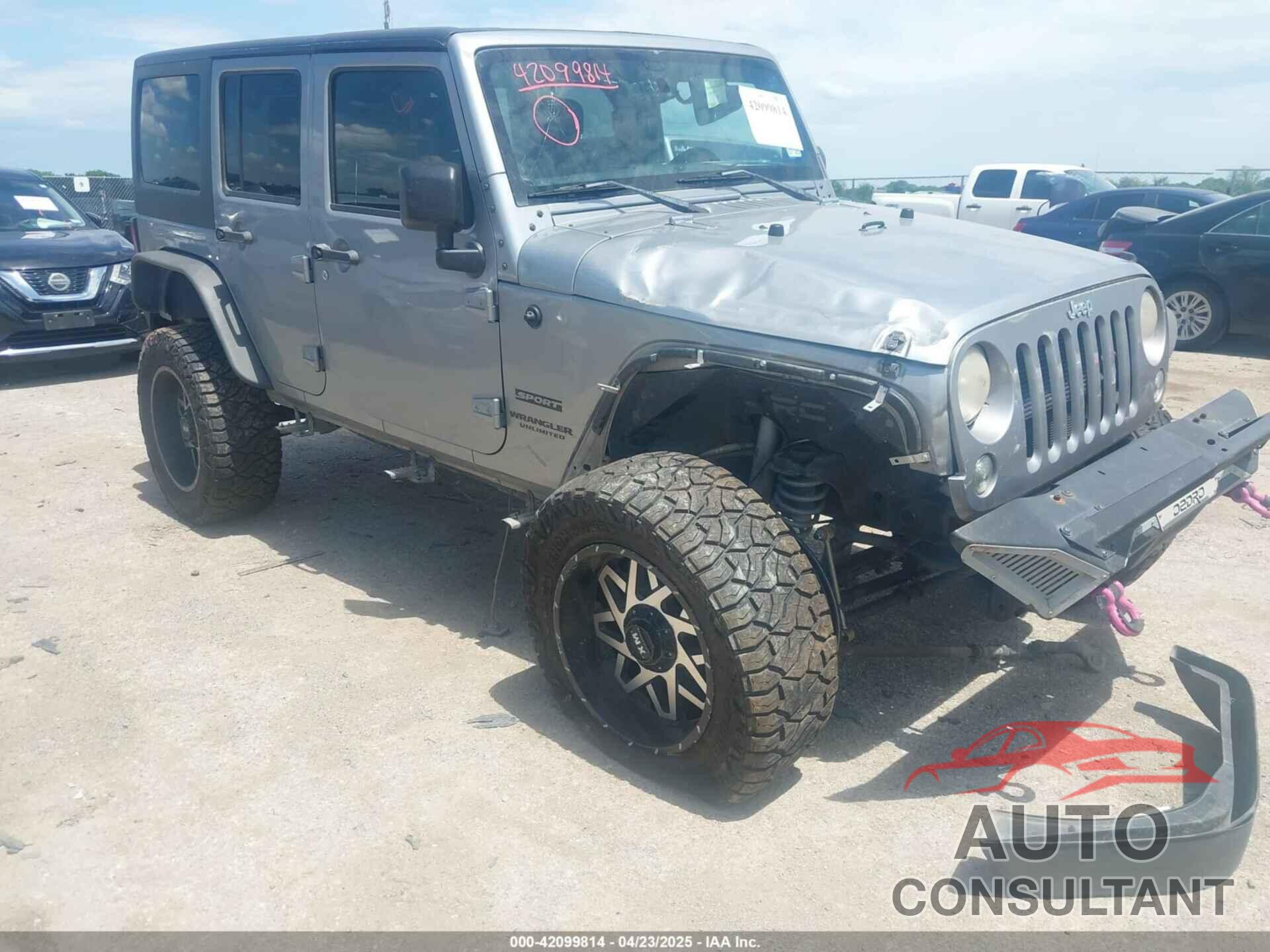 JEEP WRANGLER UNLIMITED 2015 - 1C4BJWDG7FL505492