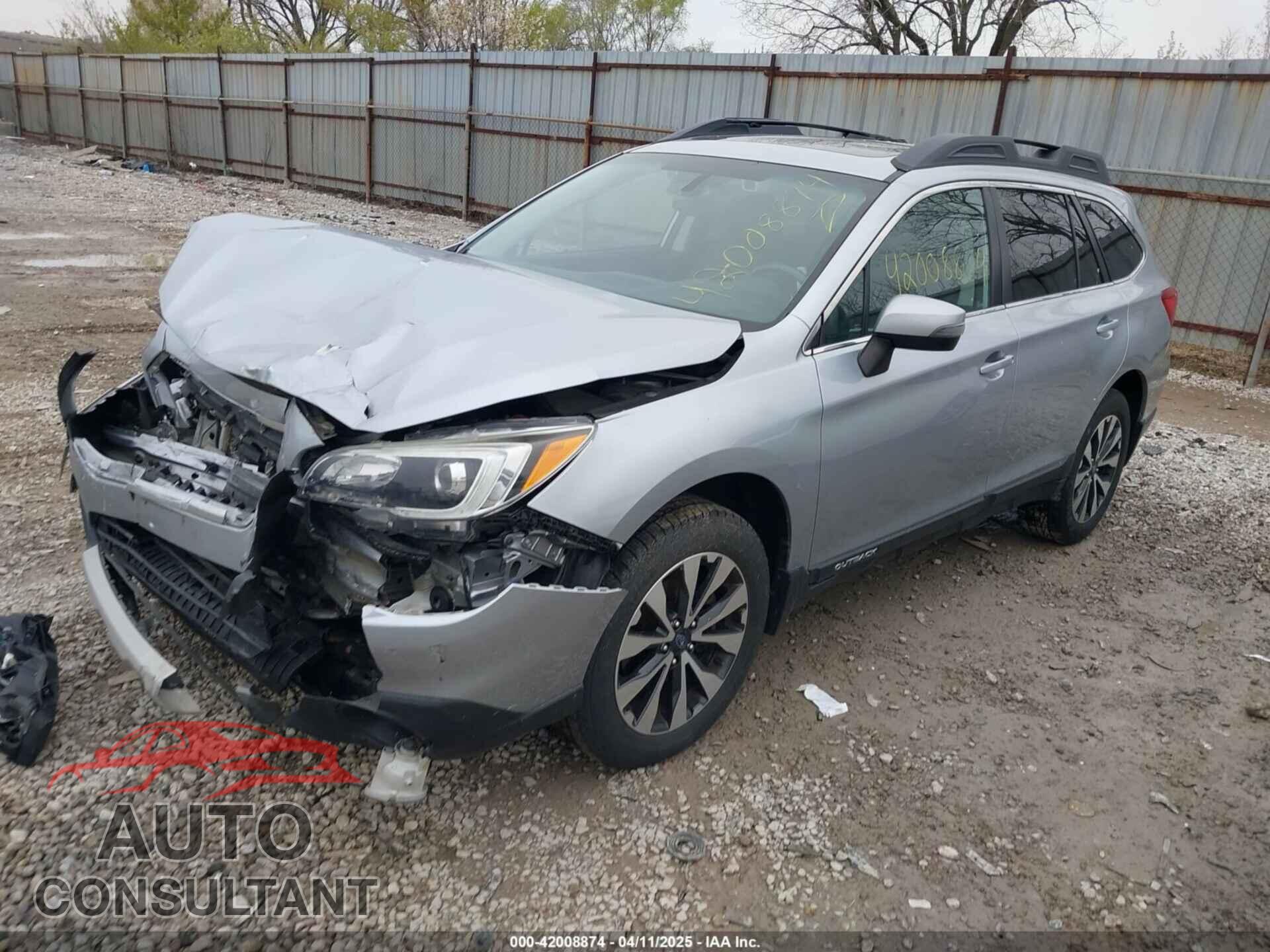 SUBARU OUTBACK 2017 - 4S4BSENCXH3403220