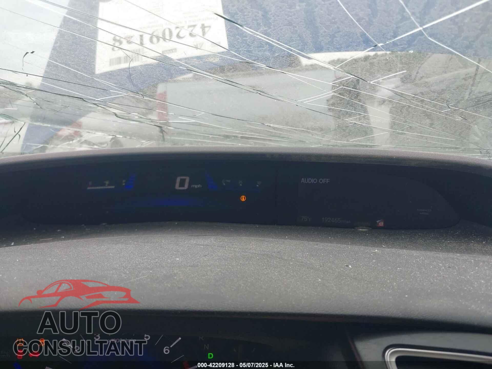 HONDA CIVIC 2013 - 19XFB2F51DE095698