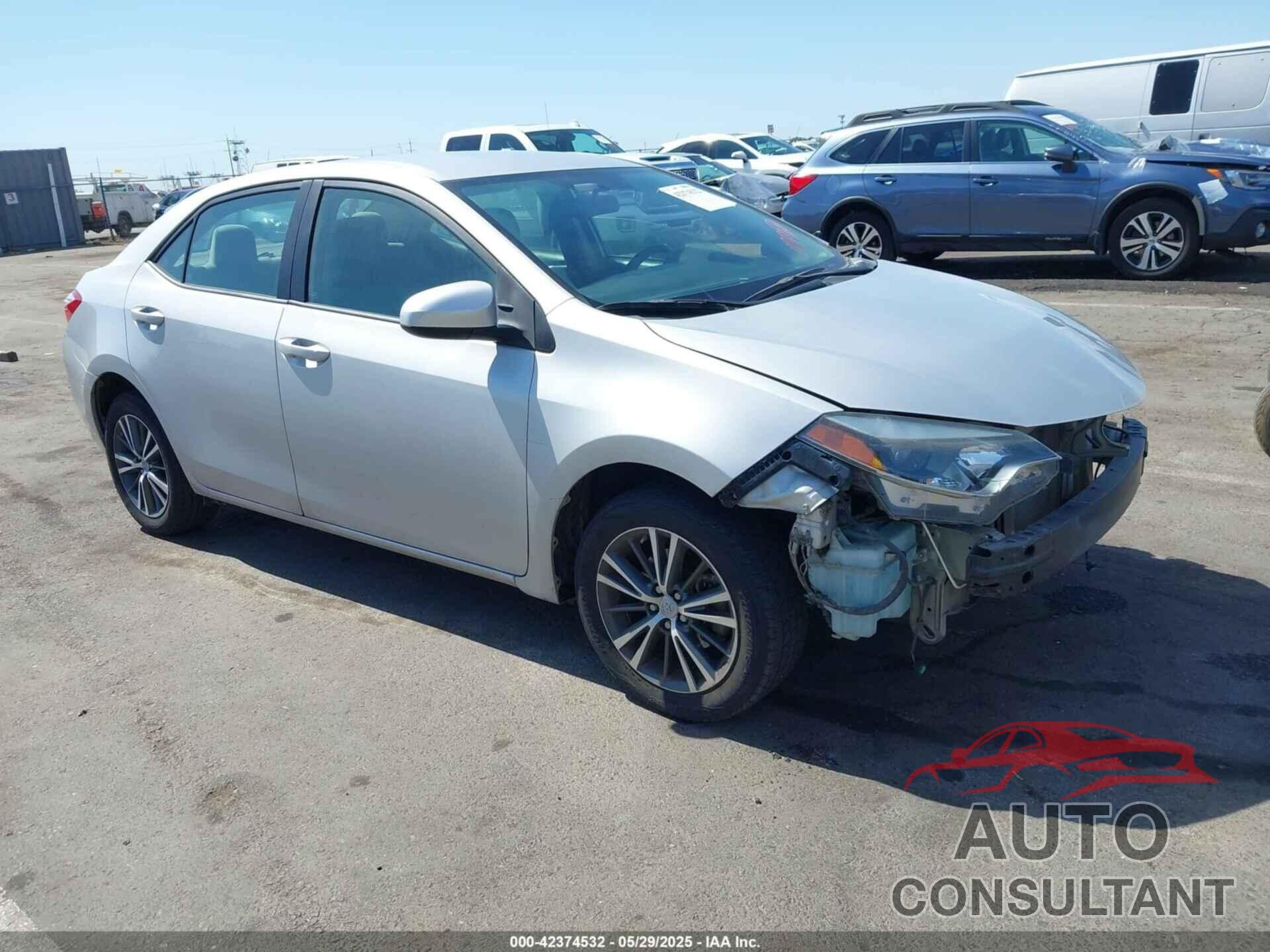 TOYOTA COROLLA 2016 - 5YFBURHE5GP489092