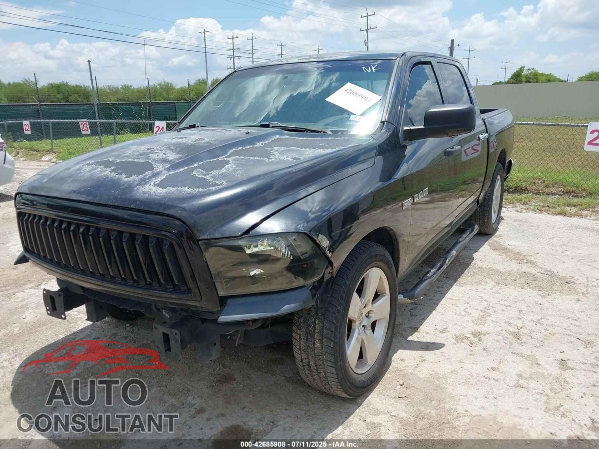 DODGE RAM 1500 2010 - 1D7RB1CT7AS181669
