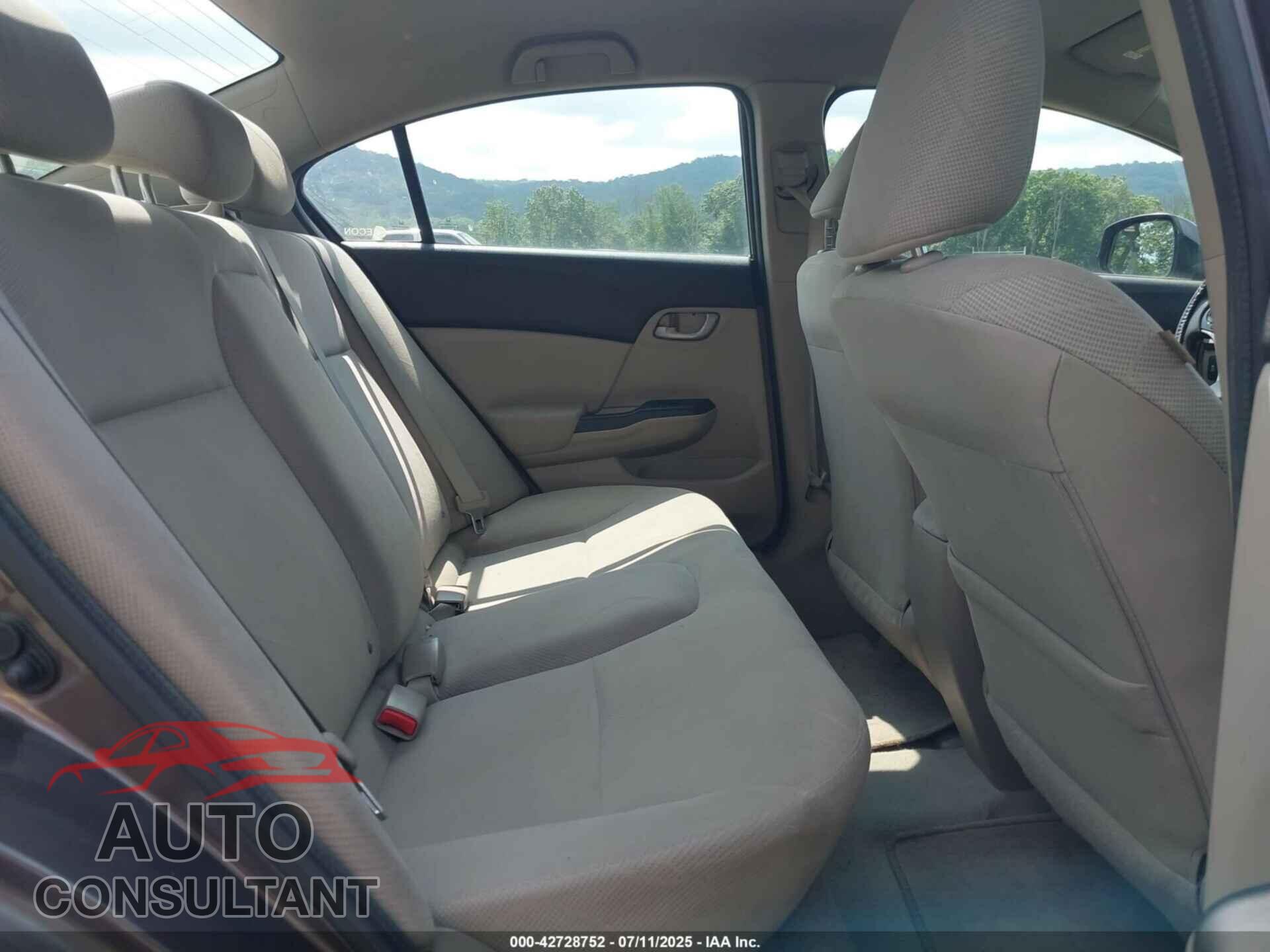 HONDA CIVIC 2012 - 2HGFB2F52CH578606