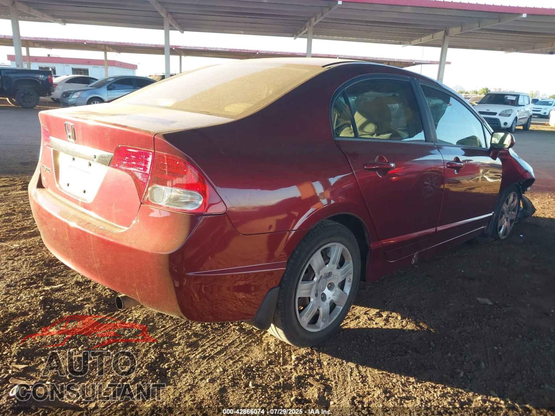HONDA CIVIC 2009 - 19XFA16599E046012