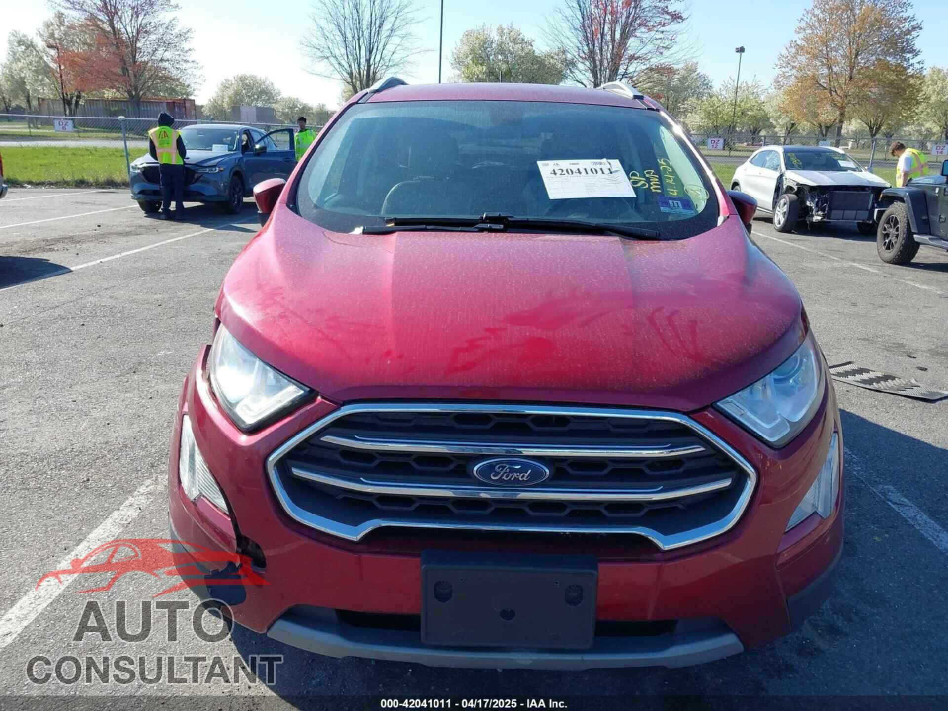 FORD ECOSPORT 2019 - MAJ6S3KL0KC260421