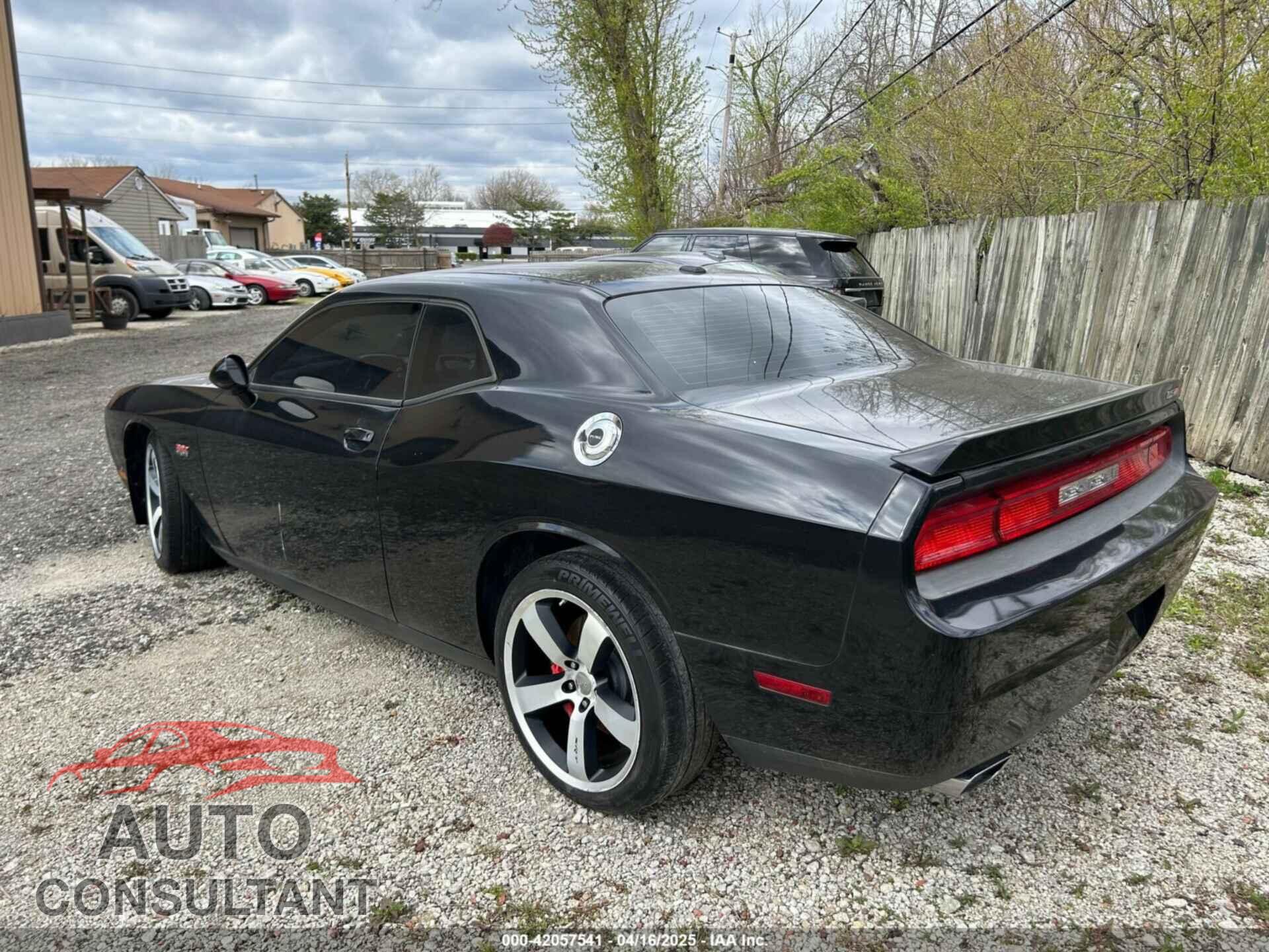 DODGE CHALLENGER 2012 - 2C3CDYCJ9CH106276