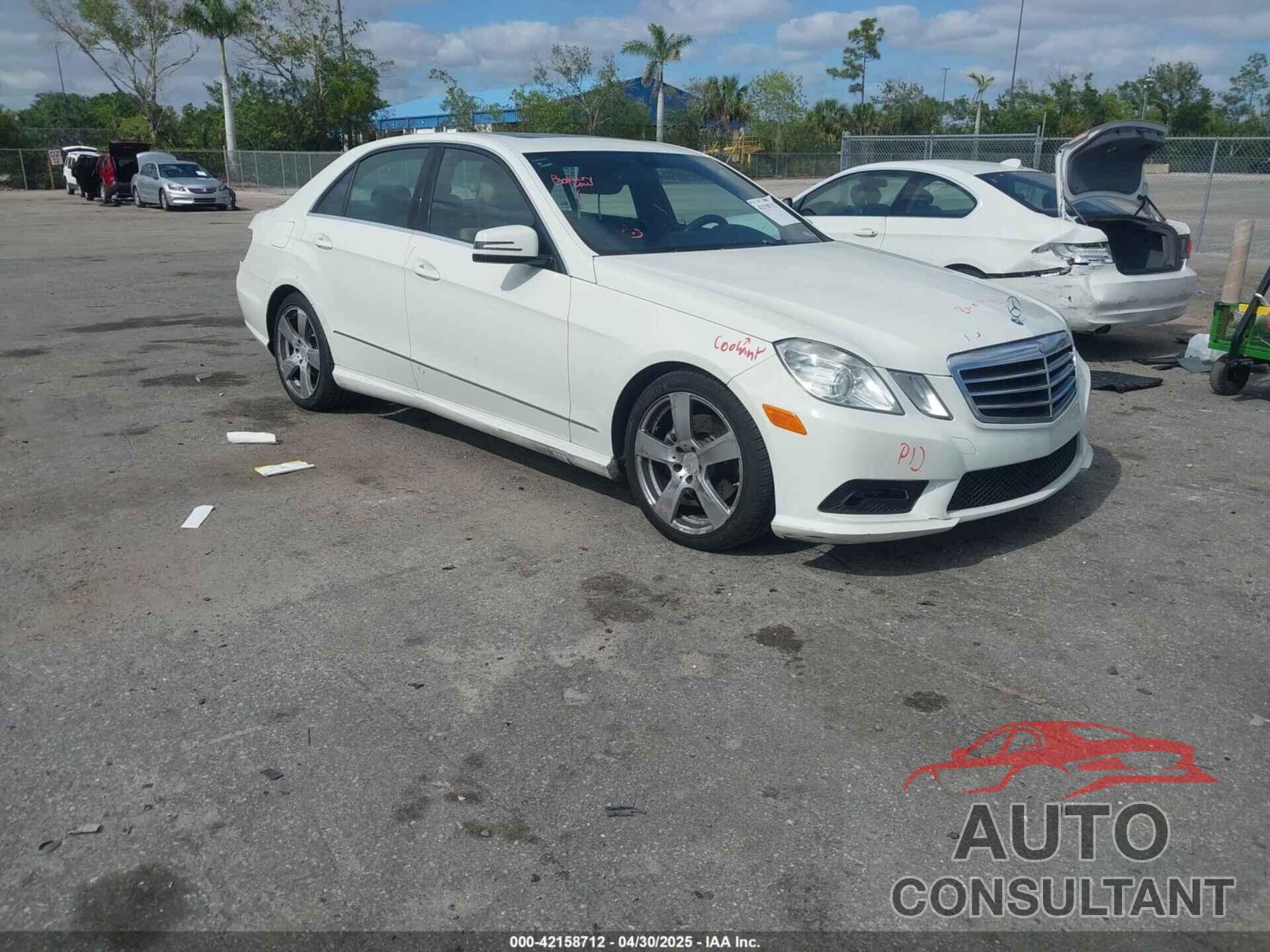 MERCEDES-BENZ E 350 2011 - WDDHF8HB3BA489230