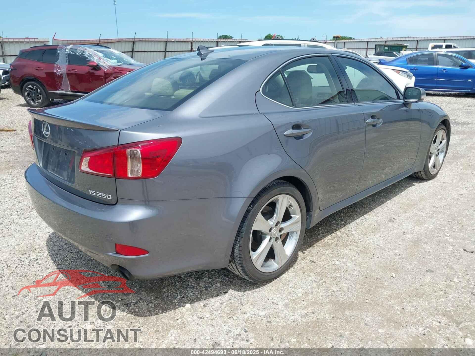 LEXUS IS 250 2012 - JTHBF5C29C5169344