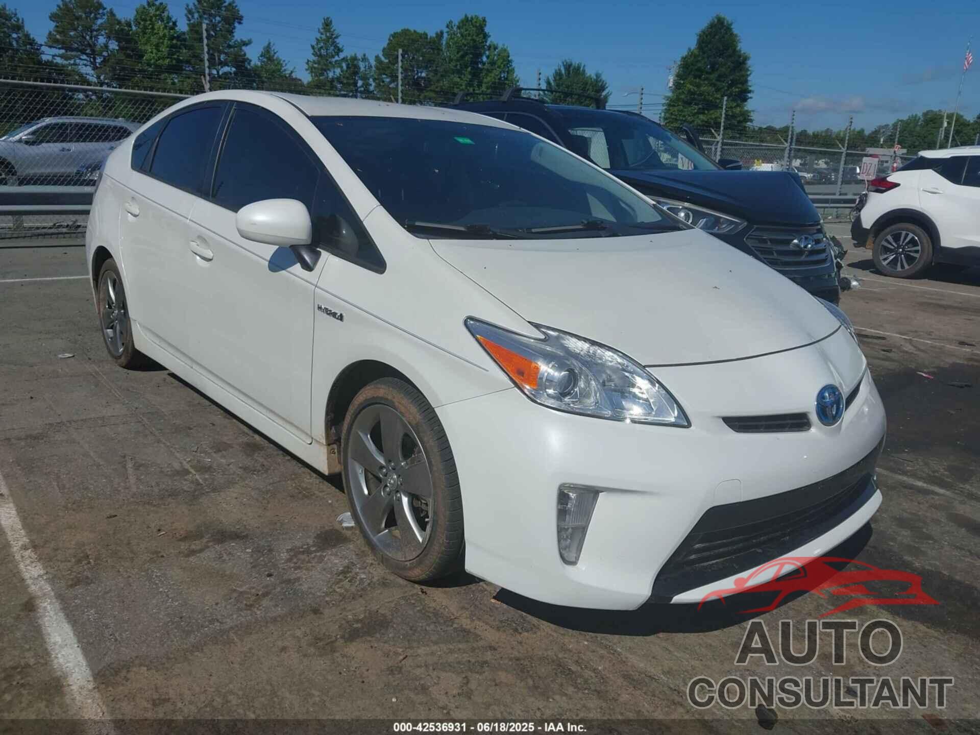 TOYOTA PRIUS 2013 - JTDKN3DU1D5623256
