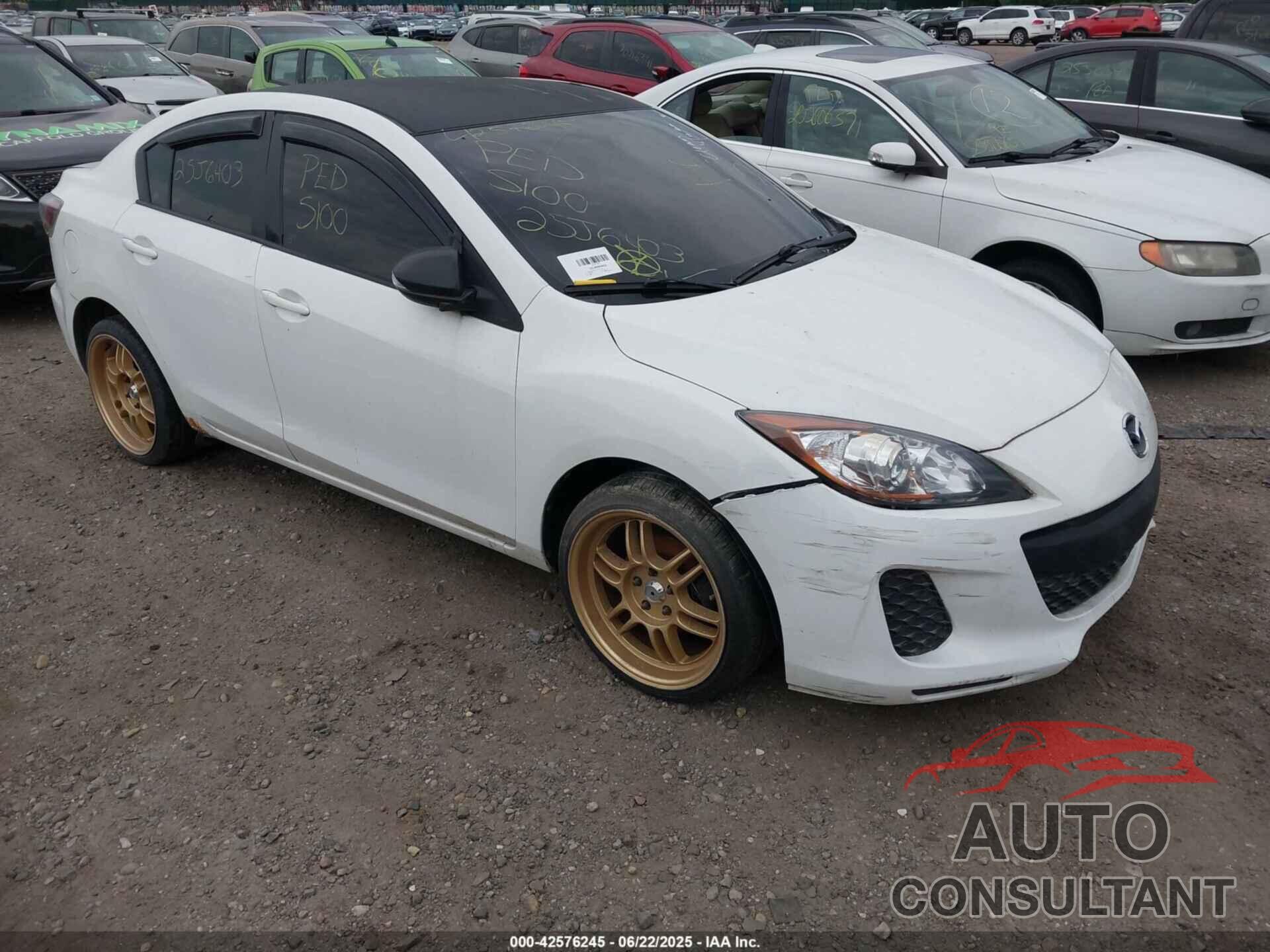 MAZDA MAZDA3 2013 - JM1BL1UP8D1833686
