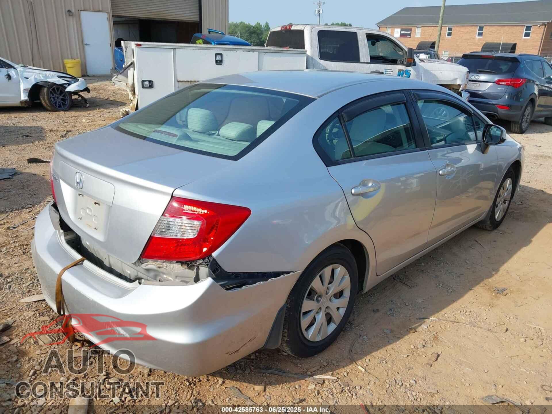 HONDA CIVIC 2012 - 19XFB2F51CE061520