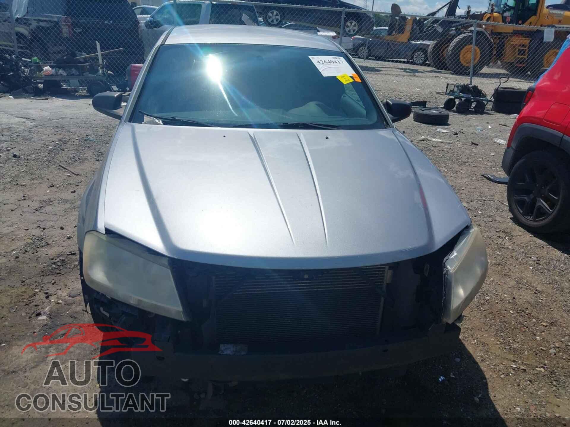 DODGE AVENGER 2013 - 1C3CDZAB8DN753584