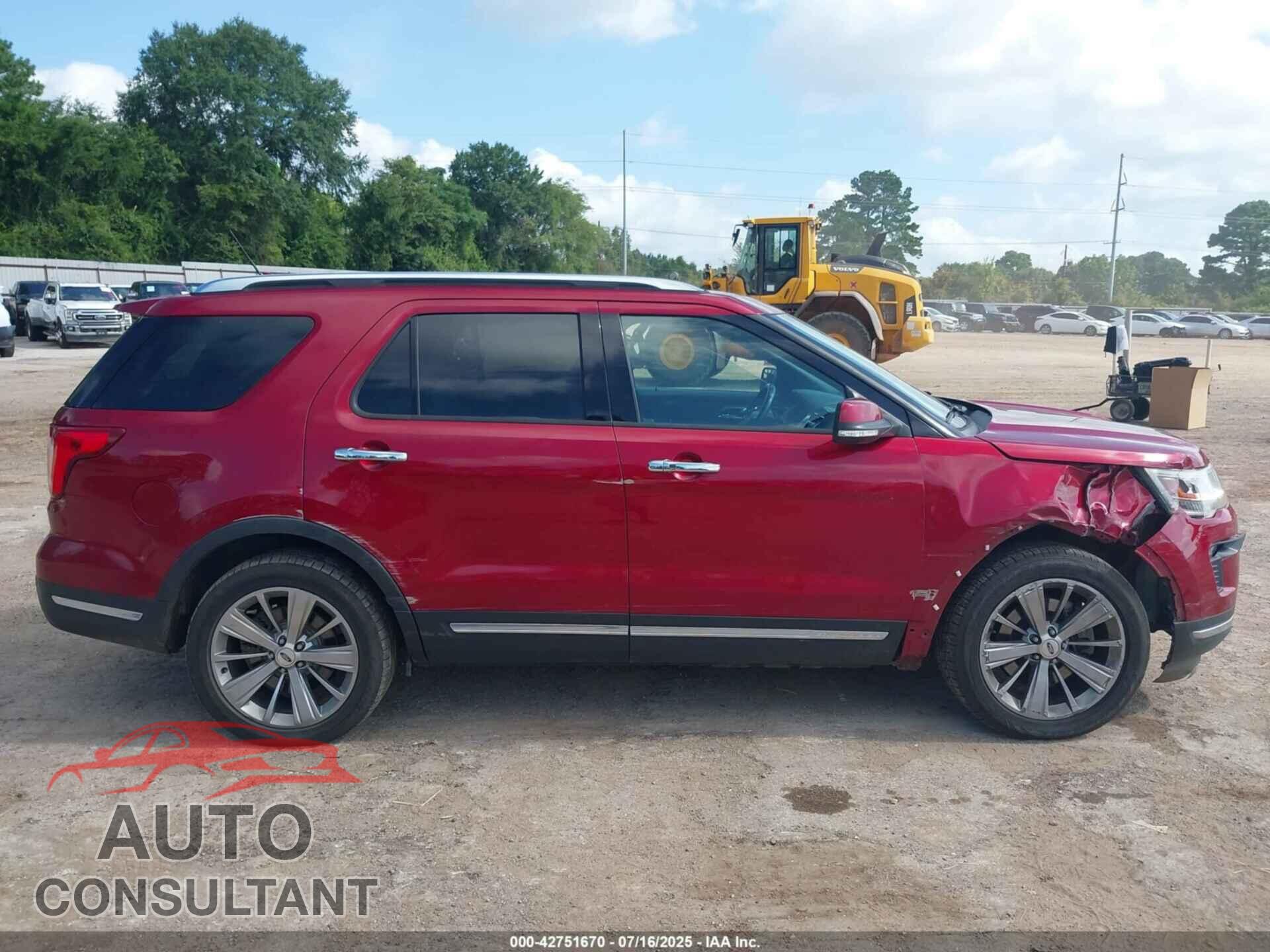 FORD EXPLORER 2018 - 1FM5K7F85JGB35226