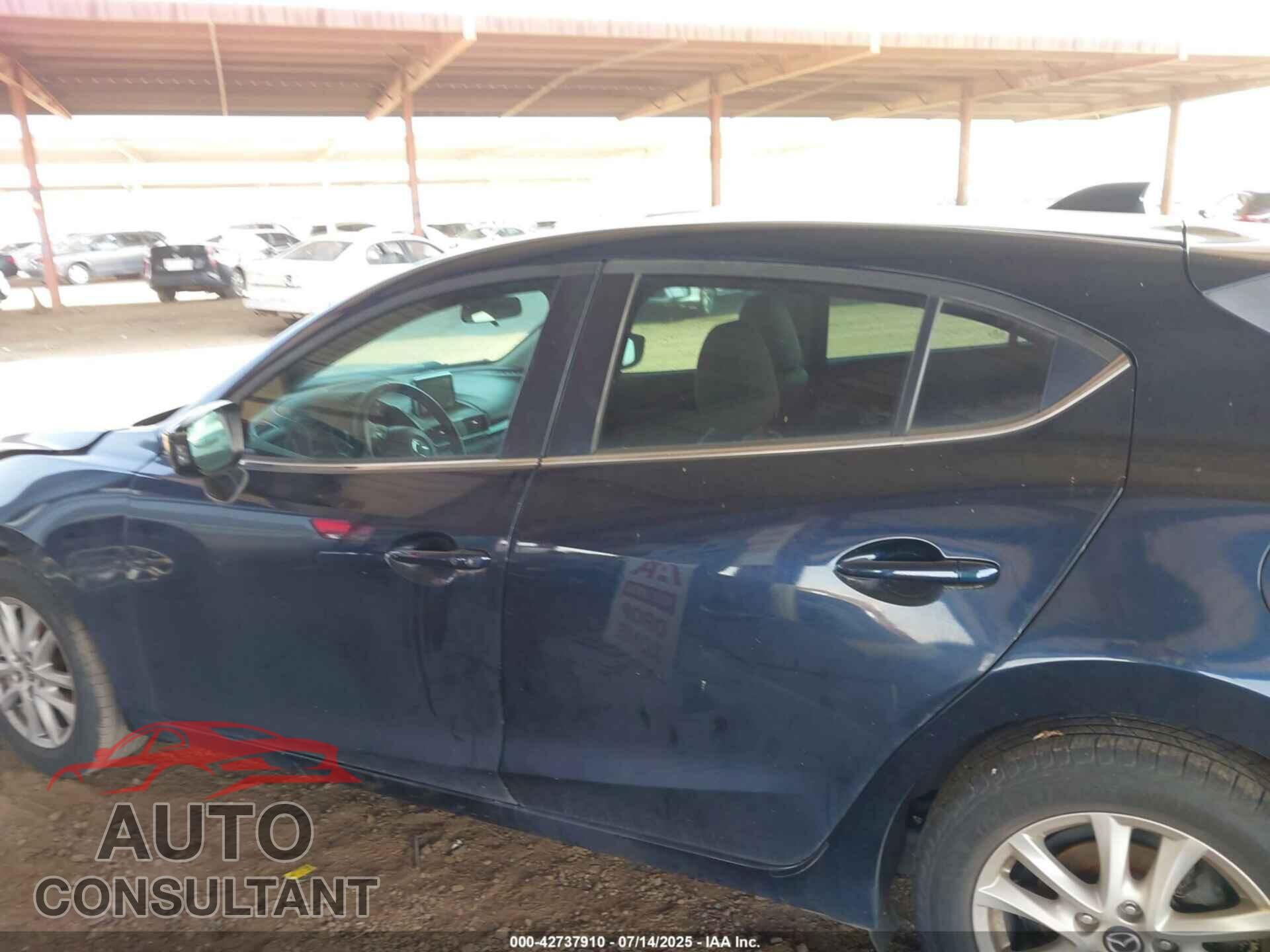 MAZDA MAZDA3 2015 - JM1BM1L71F1236199