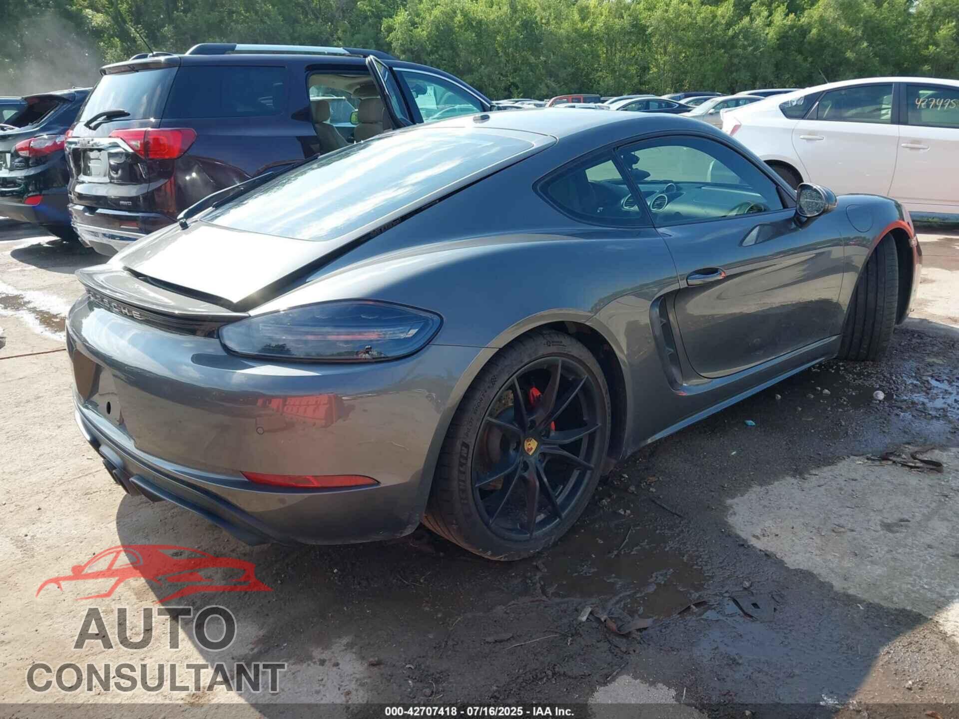 PORSCHE 718 CAYMAN 2018 - WP0AB2A80JS278434