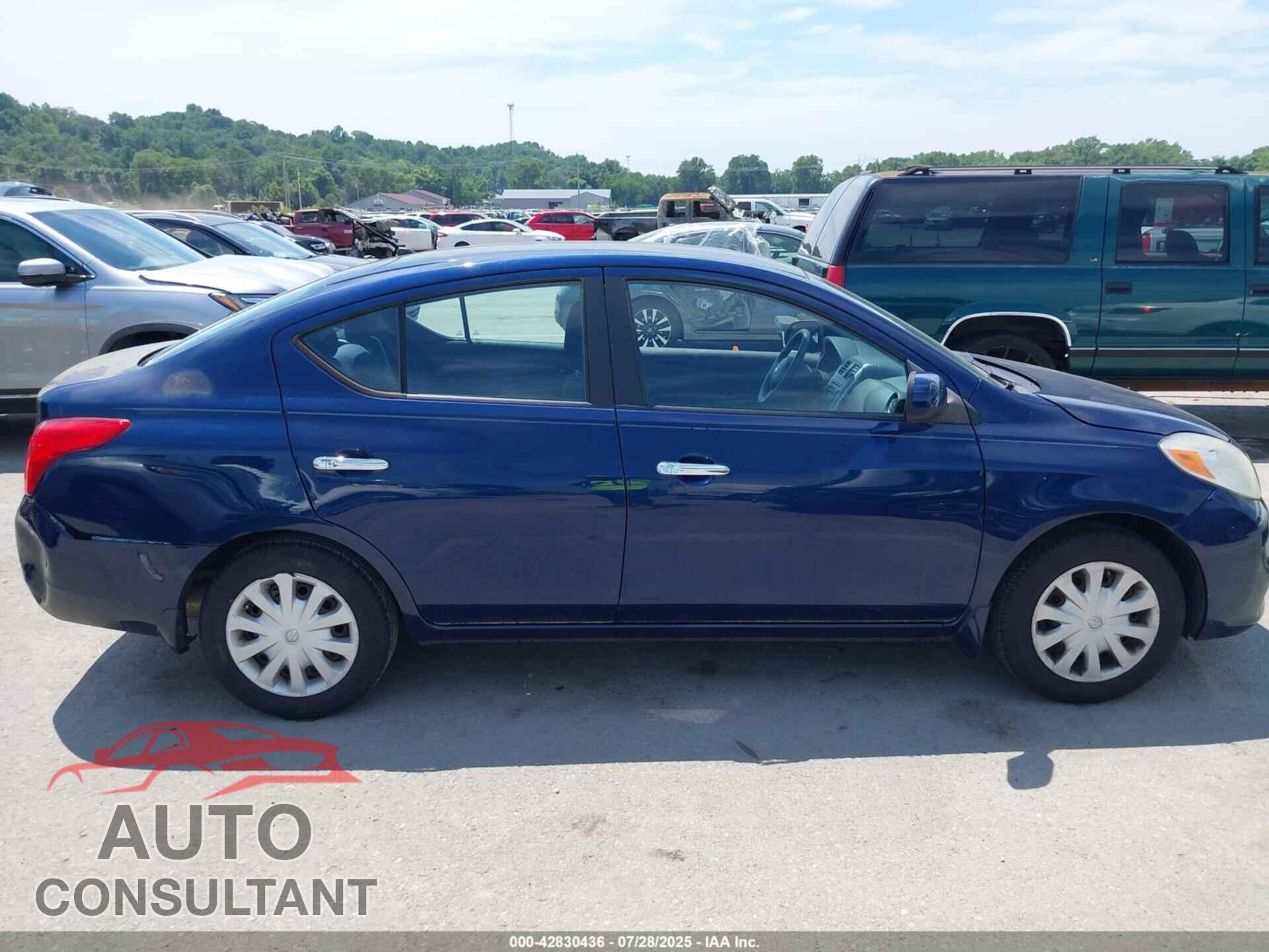 NISSAN VERSA 2012 - 3N1CN7AP1CL839314