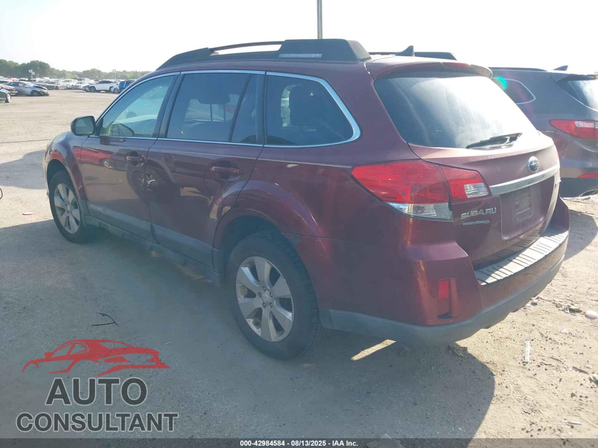 SUBARU OUTBACK 2011 - 4S4BRCKC8B3380287