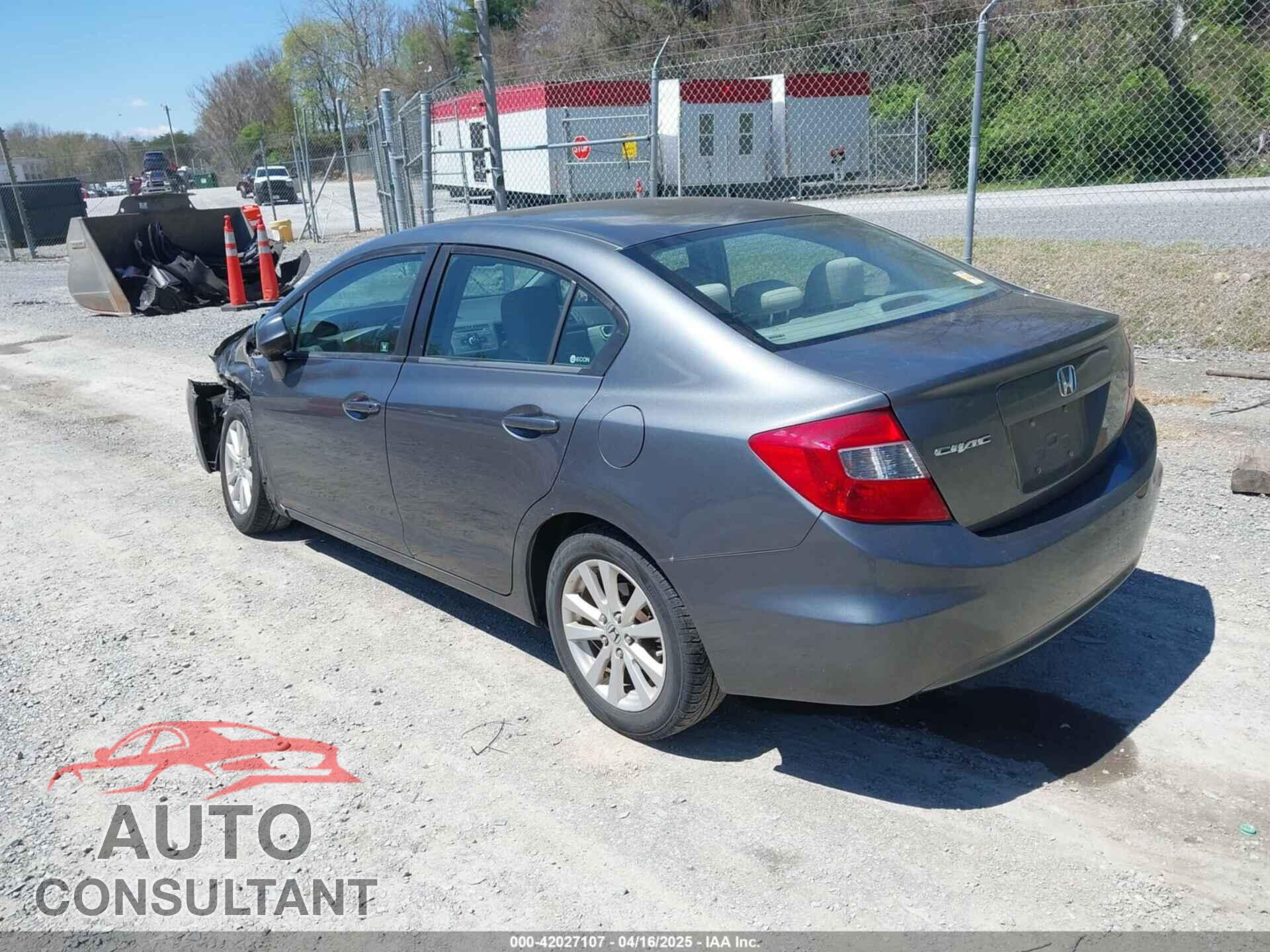 HONDA CIVIC 2012 - 19XFB2F81CE103310