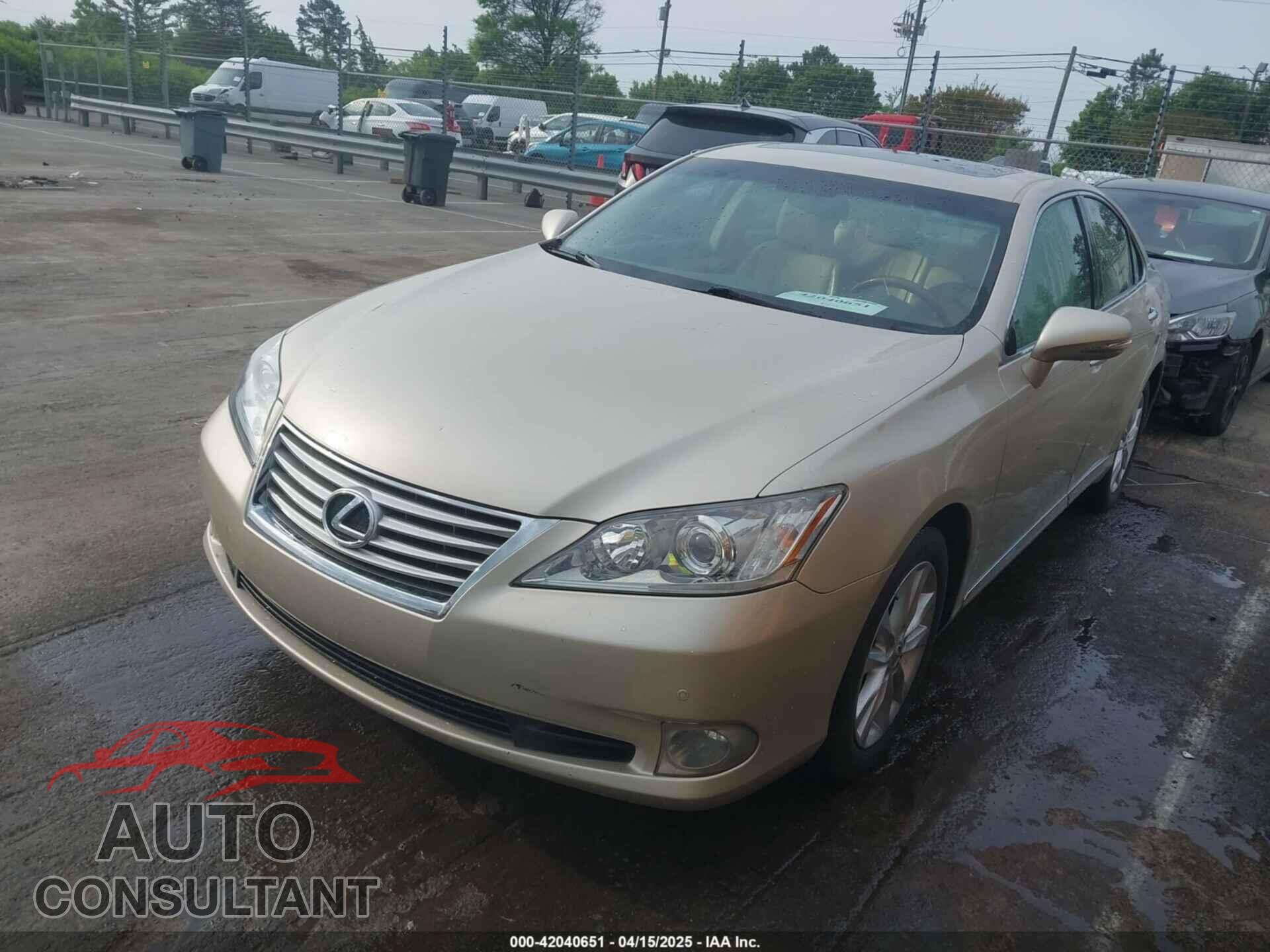 LEXUS ES 350 2011 - JTHBK1EG3B2464159