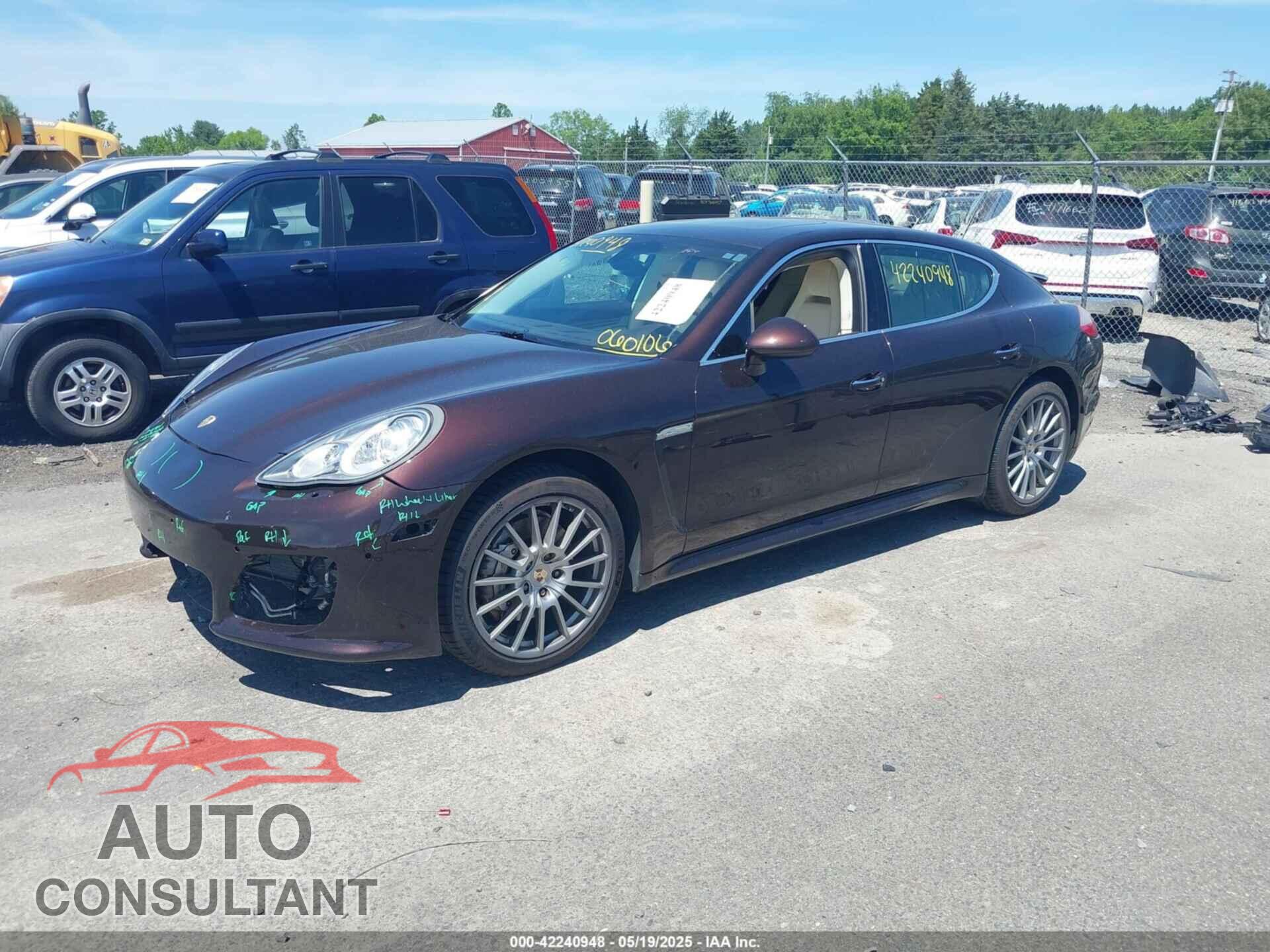 PORSCHE PANAMERA 2012 - WP0AB2A75CL060106