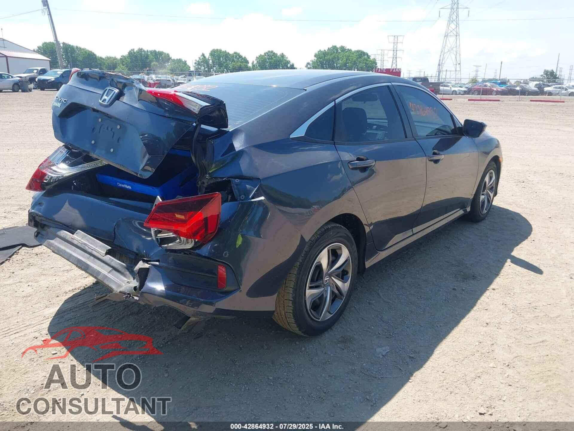 HONDA CIVIC 2019 - 2HGFC2F63KH510934